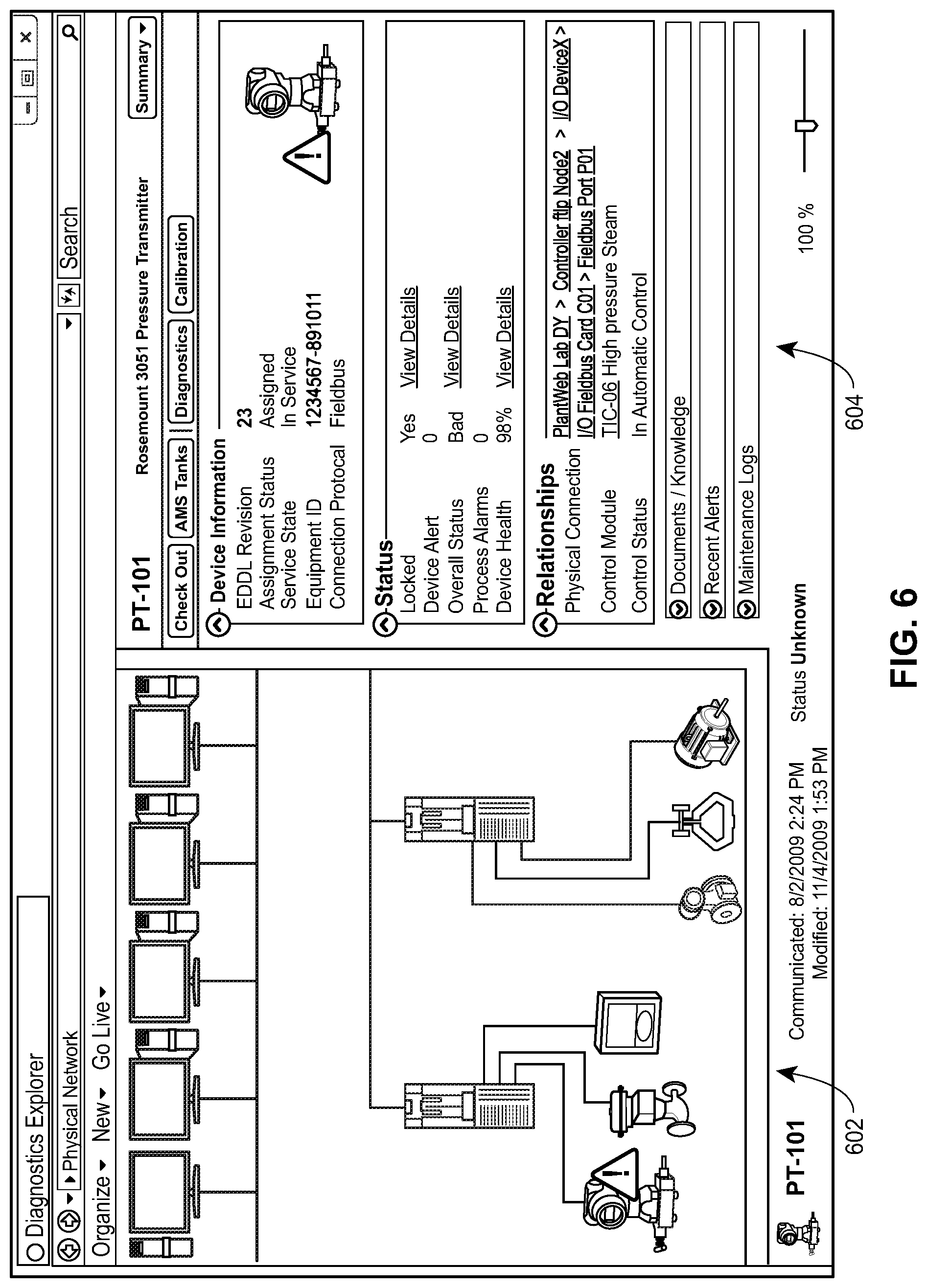 Patent US11774927 Figure 6 – Methods and apparatus to provide a role-based user interface