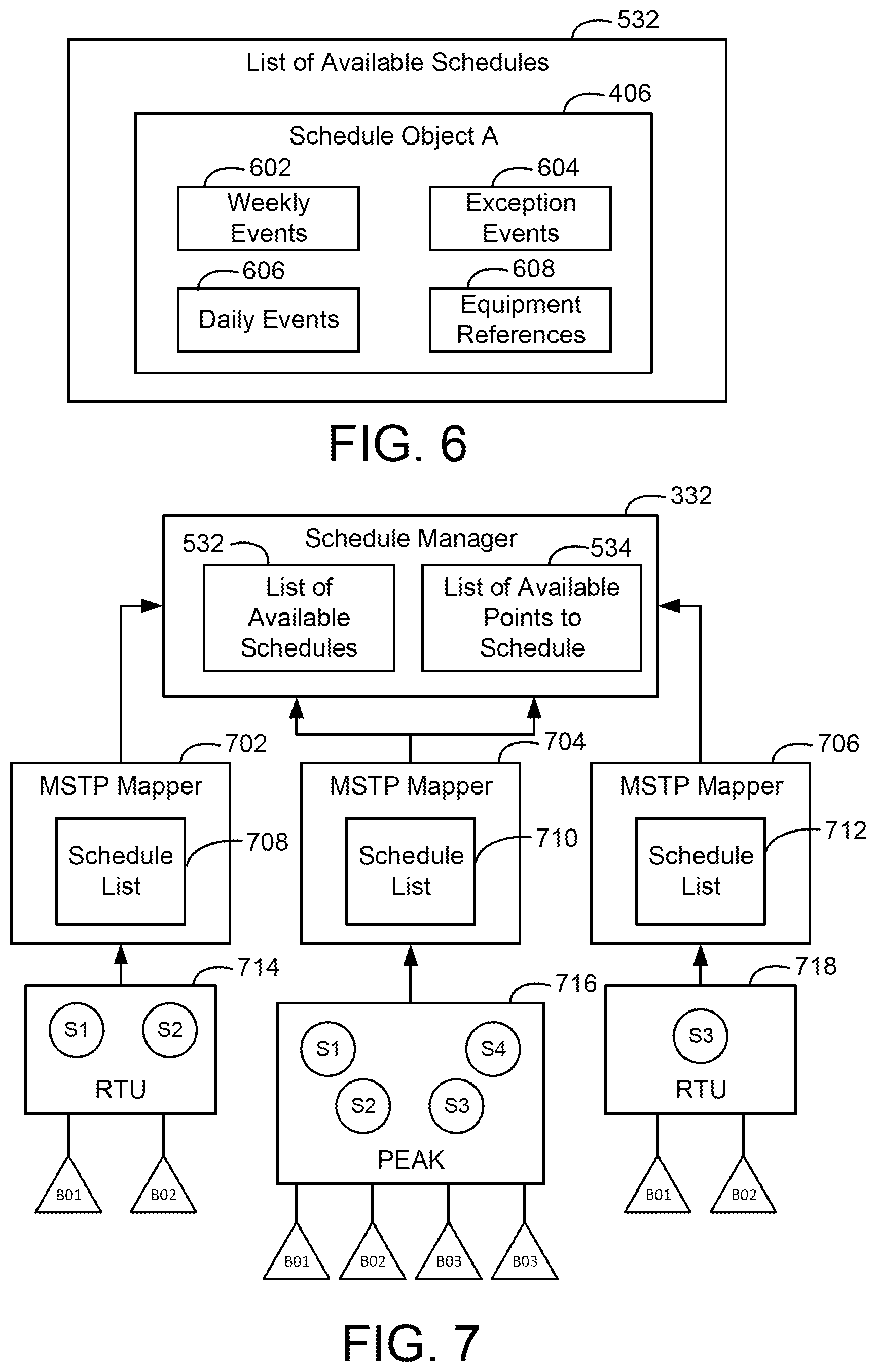 Patent US11774931 Figure 6 – Building management system with equipment schedule and setpoint synchronization and control
