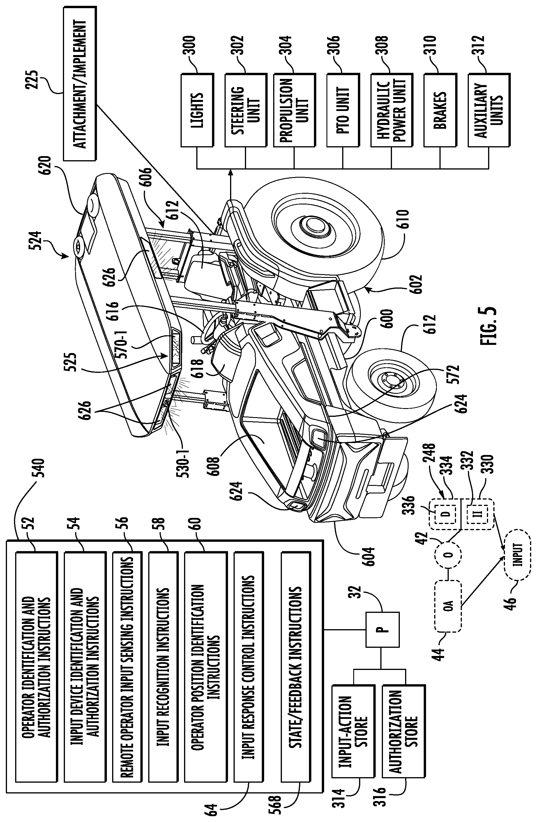Patent US11774958 Figure 4 – Vehicle control by a remote operator