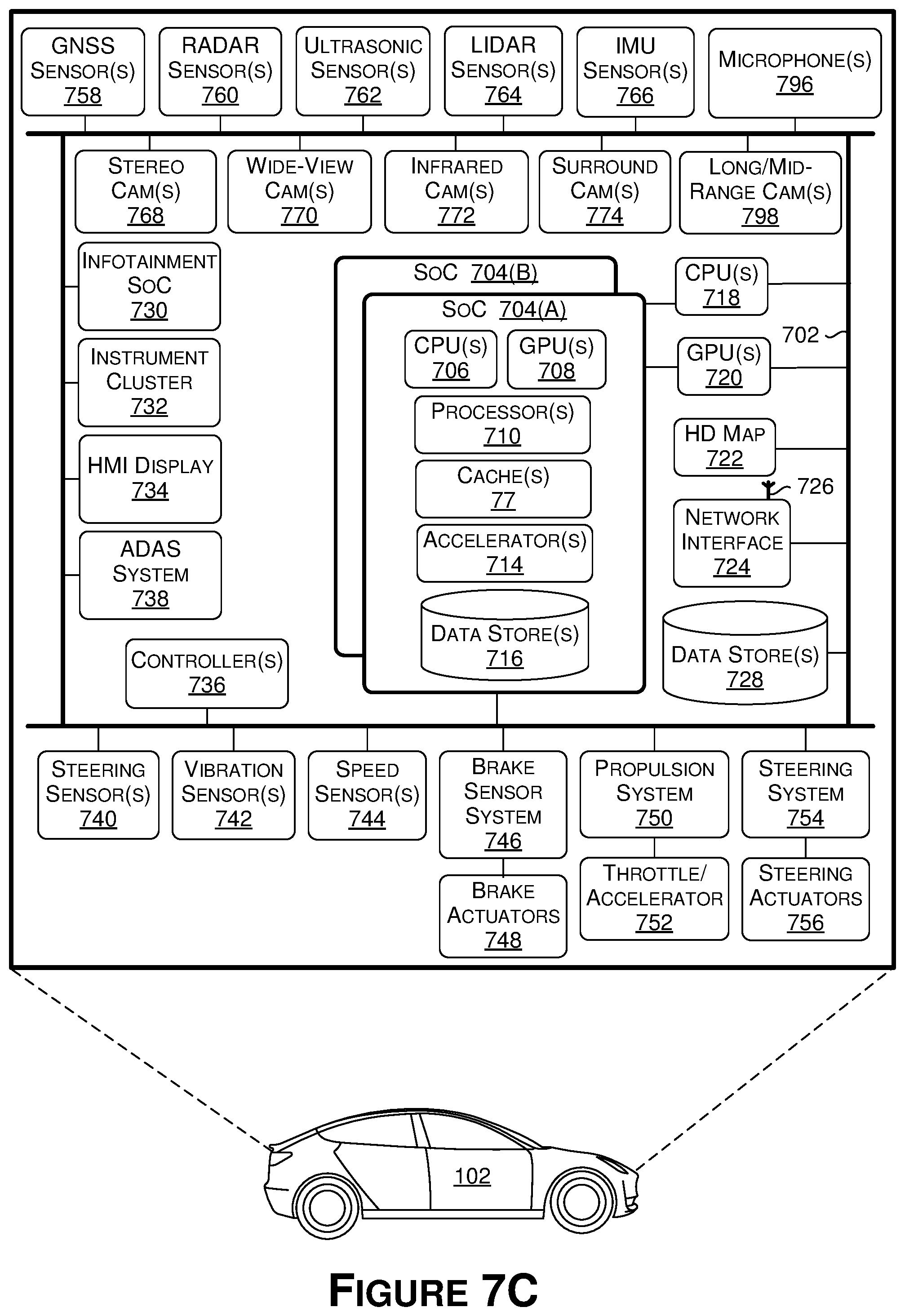 Patent US11774963 Figure 12 – Remote operation of a vehicle using virtual representations of a vehicle state