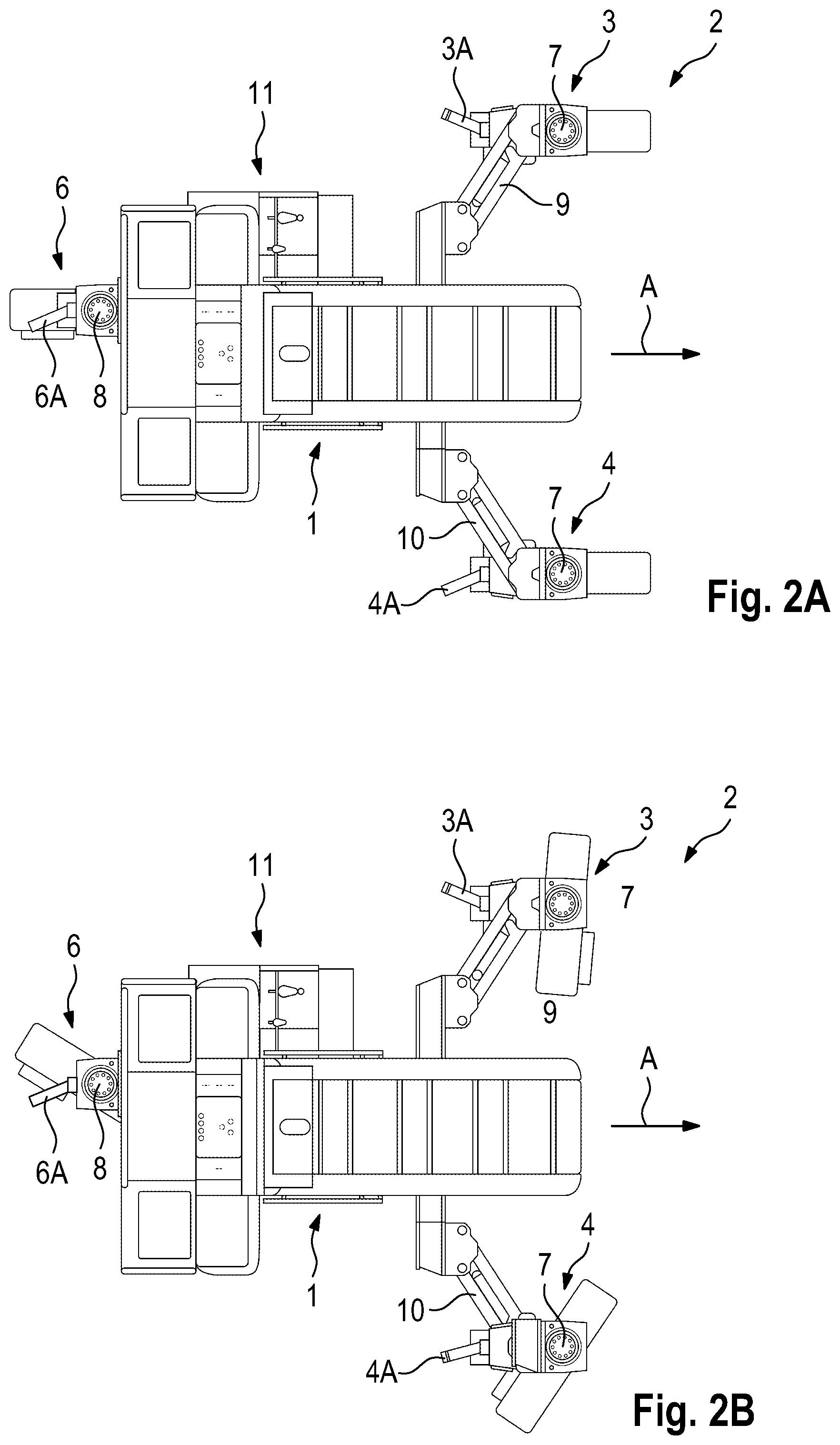 Patent US11774965 Figure 2 – Slipform paver and method for operating a slipform paver