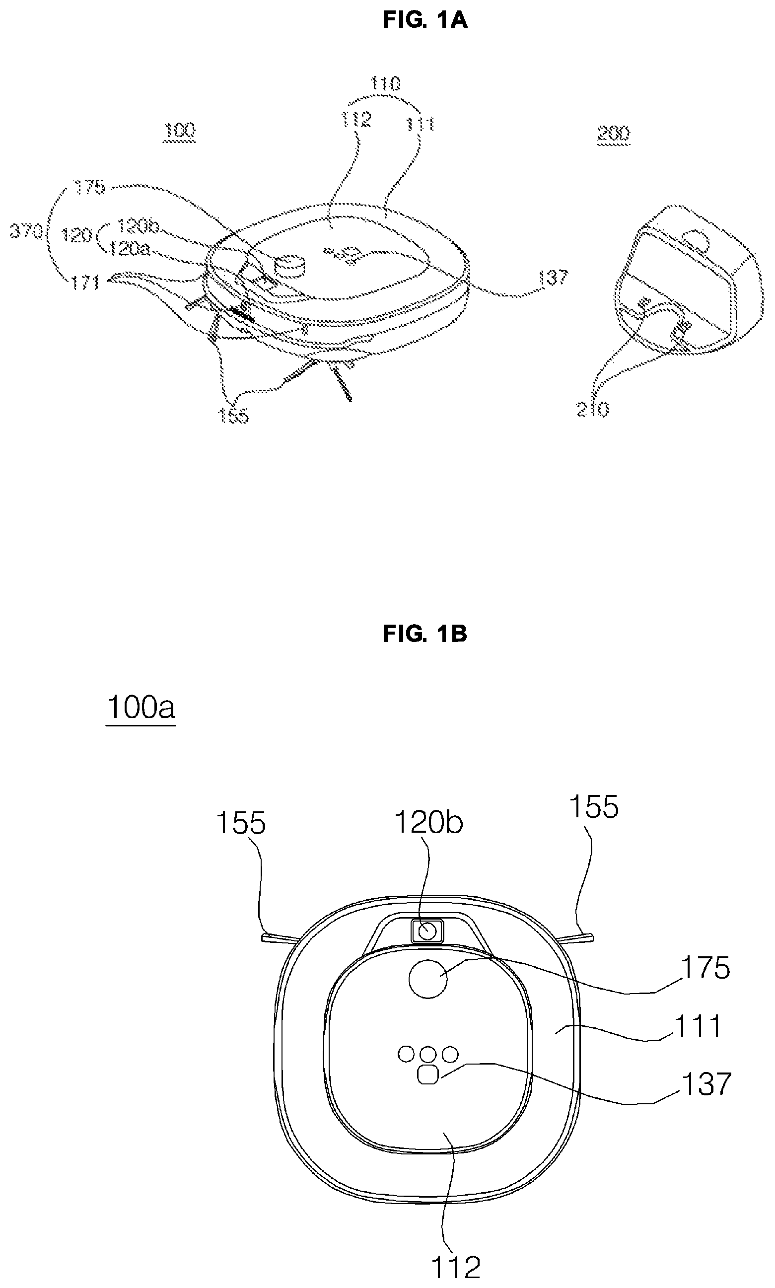 Patent US11774982 Figure 1 – Moving robot and control method thereof
