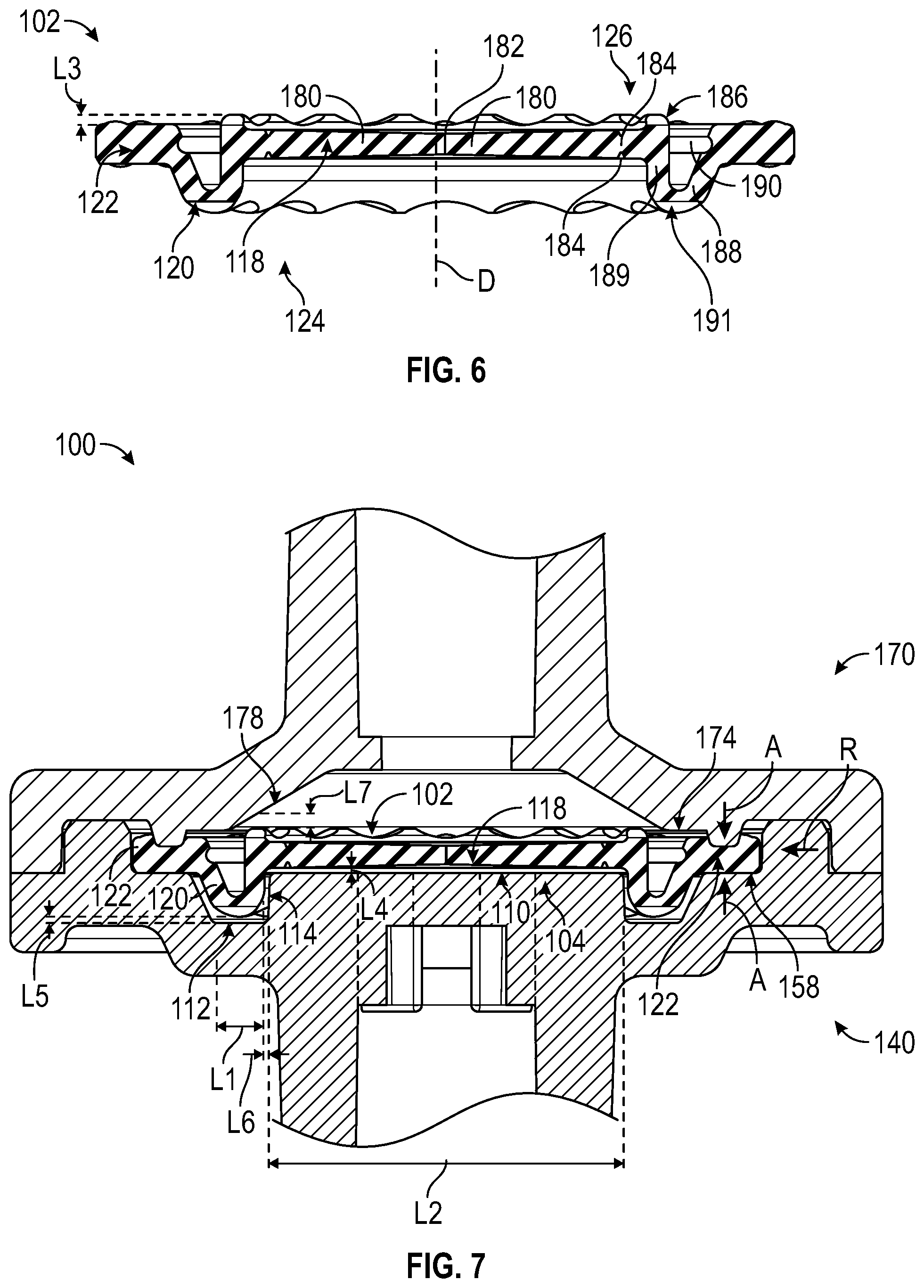 Patent US11774988 Figure 5 – Diaphragm check valve