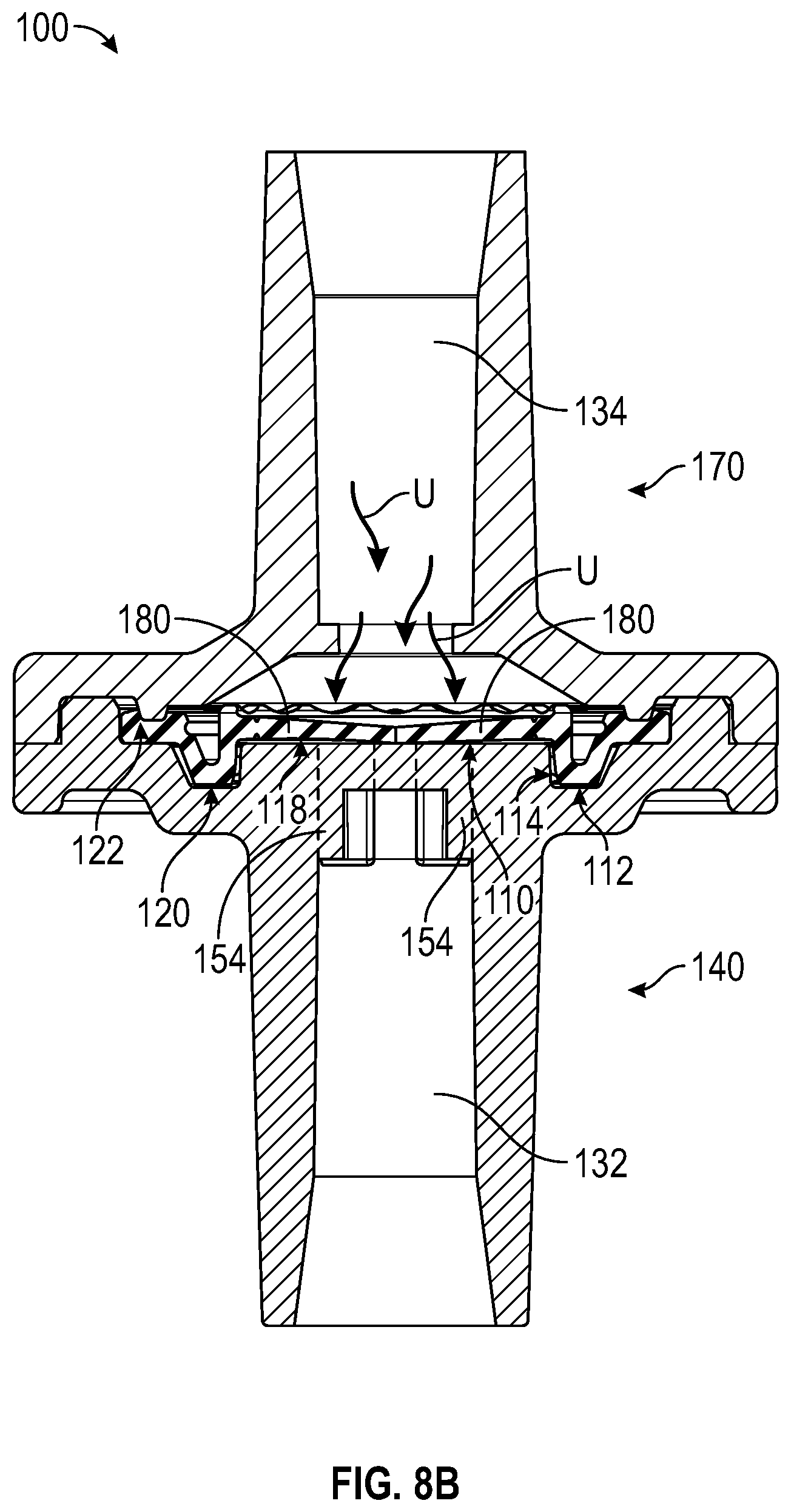 Patent US11774988 Figure 7 – Diaphragm check valve
