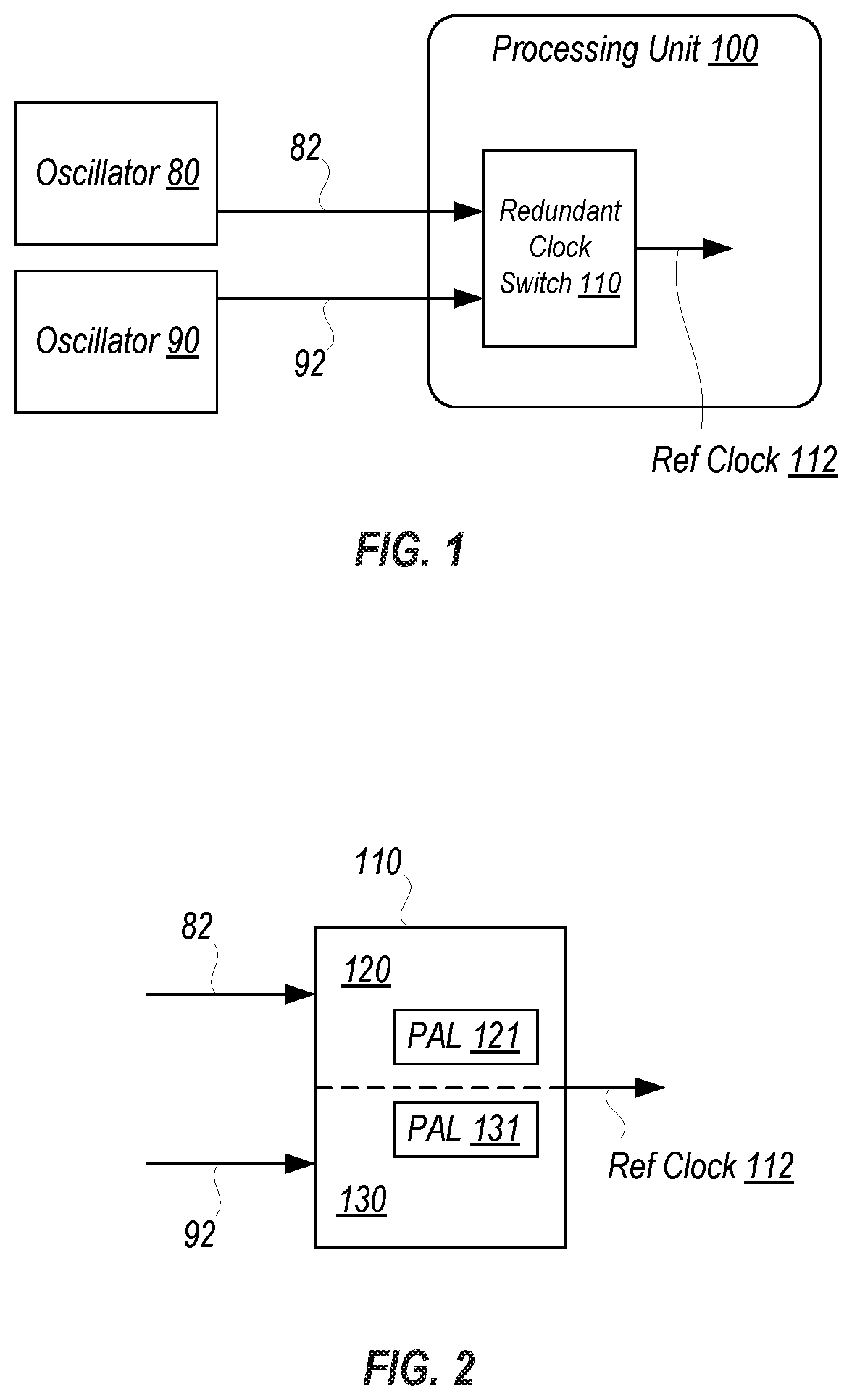 Patent US11775002 Figure 1 – Redundant clock switch