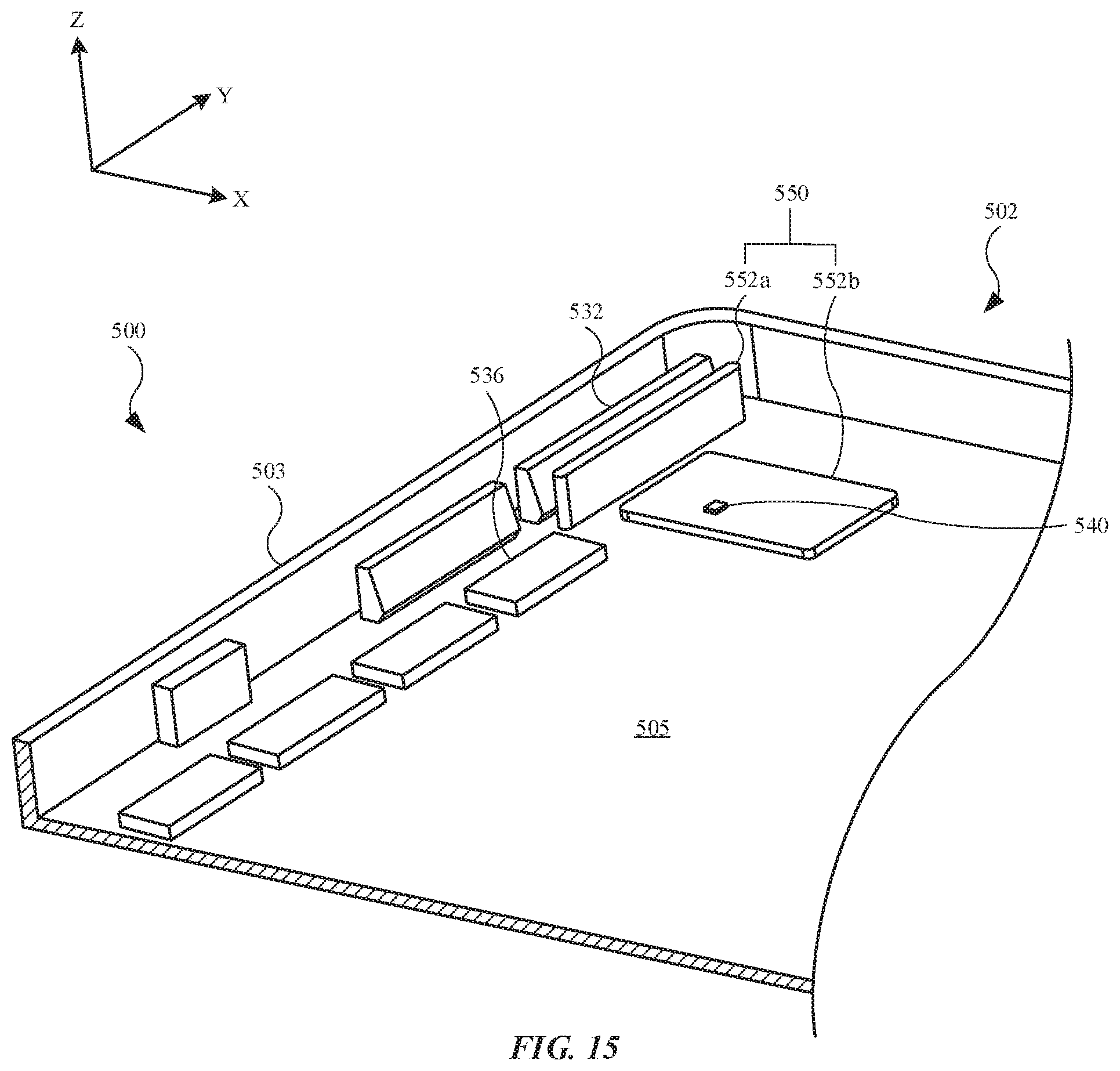 Patent US11775006 Figure 12 – Electronic device with magnetic field sensor design for detection of multiple accessories