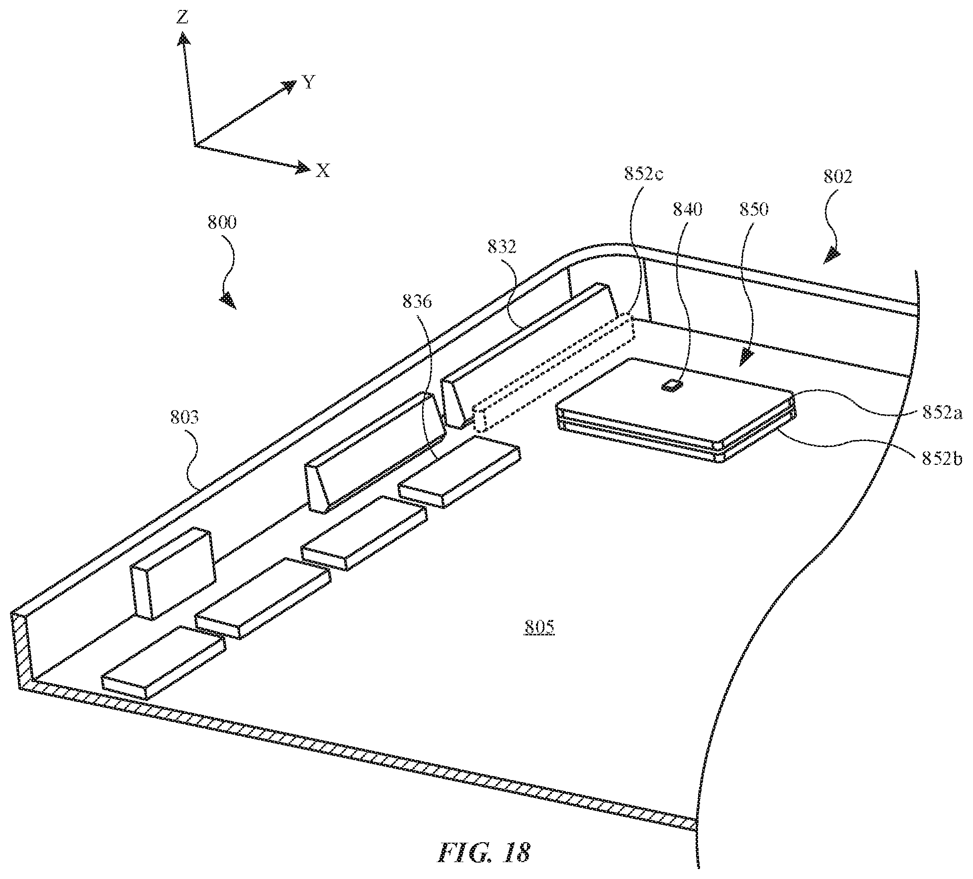 Patent US11775006 Figure 15 – Electronic device with magnetic field sensor design for detection of multiple accessories