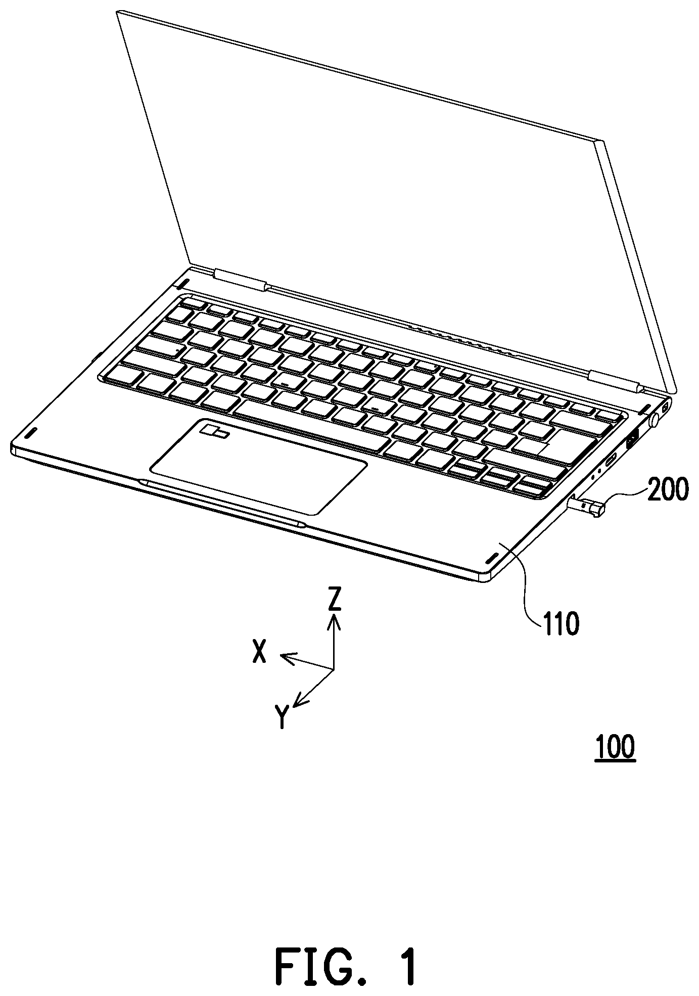 Patent US11775007 Figure 1 – Pick-and-place mechanism for stylus