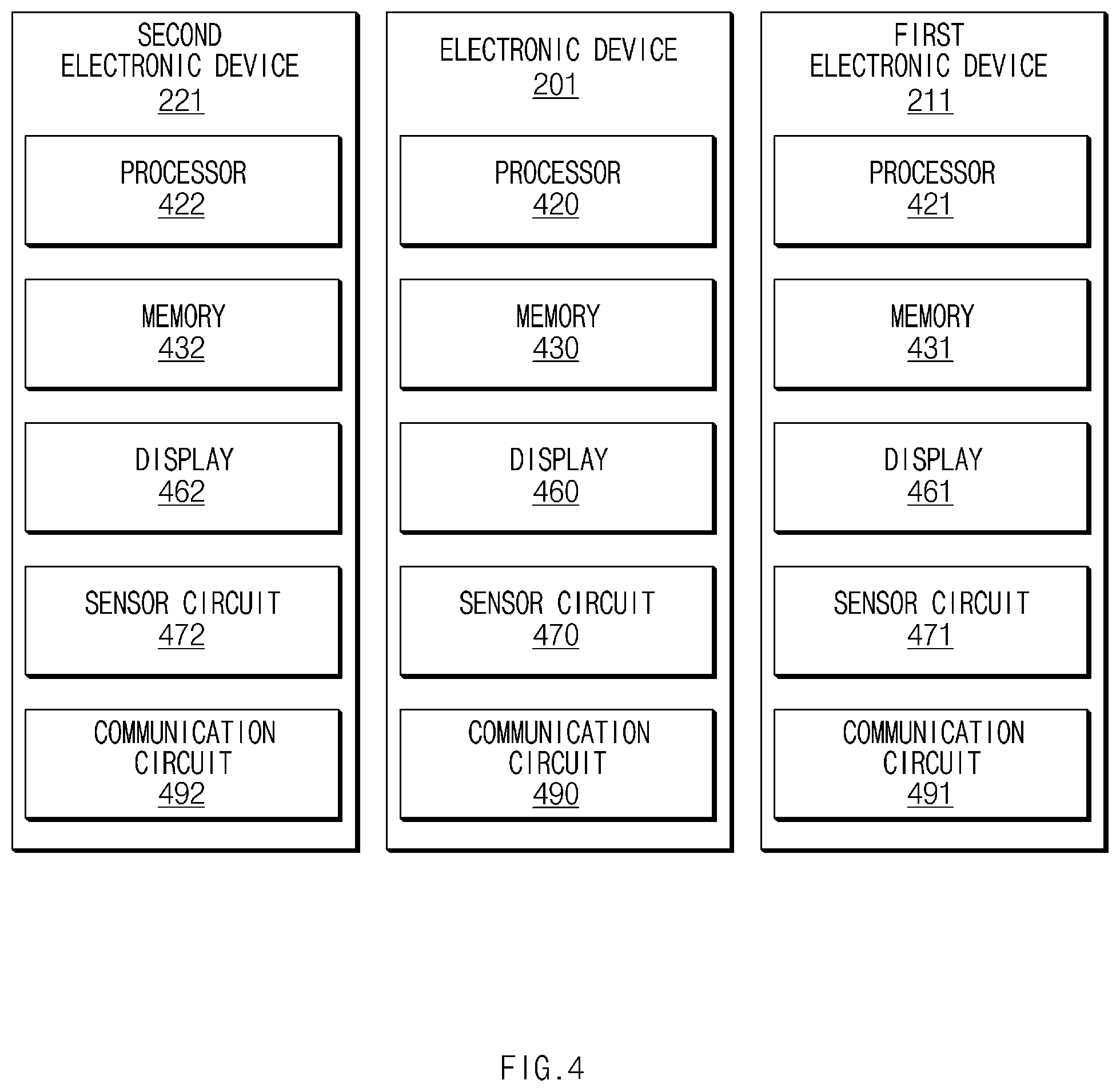 Patent US11775011 Figure 4 – Method for transceiving information and electronic device thereof