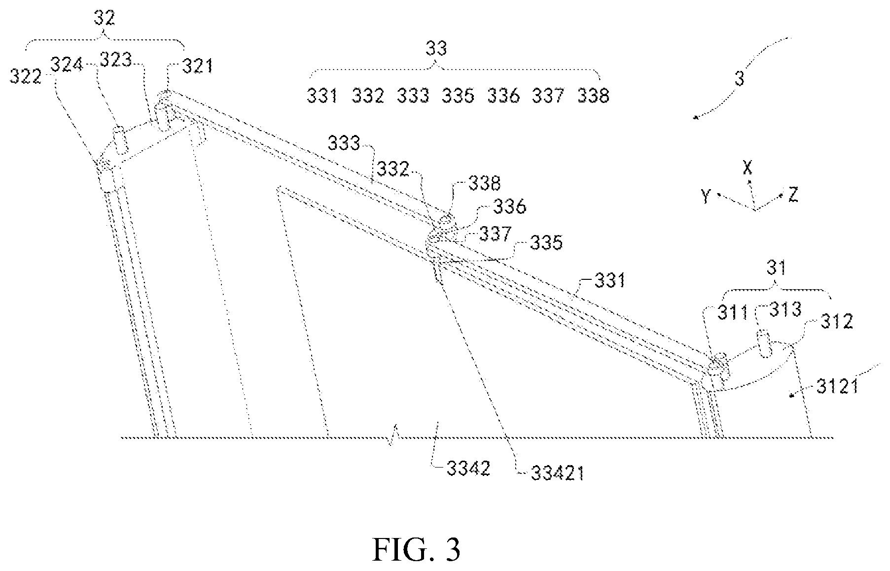 Patent US11775012 Figure 2 – Foldable screen and electronic device