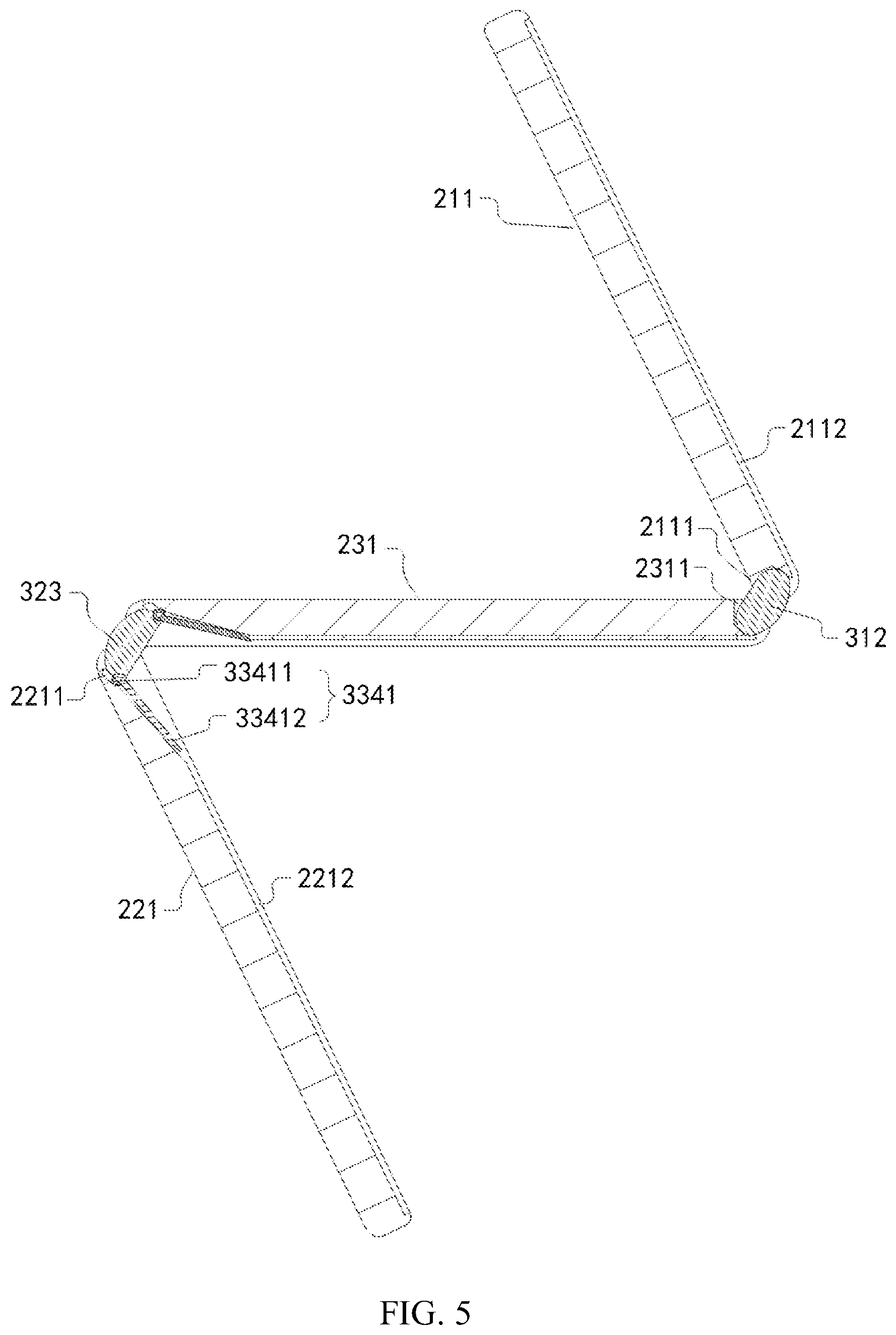 Patent US11775012 Figure 4 – Foldable screen and electronic device