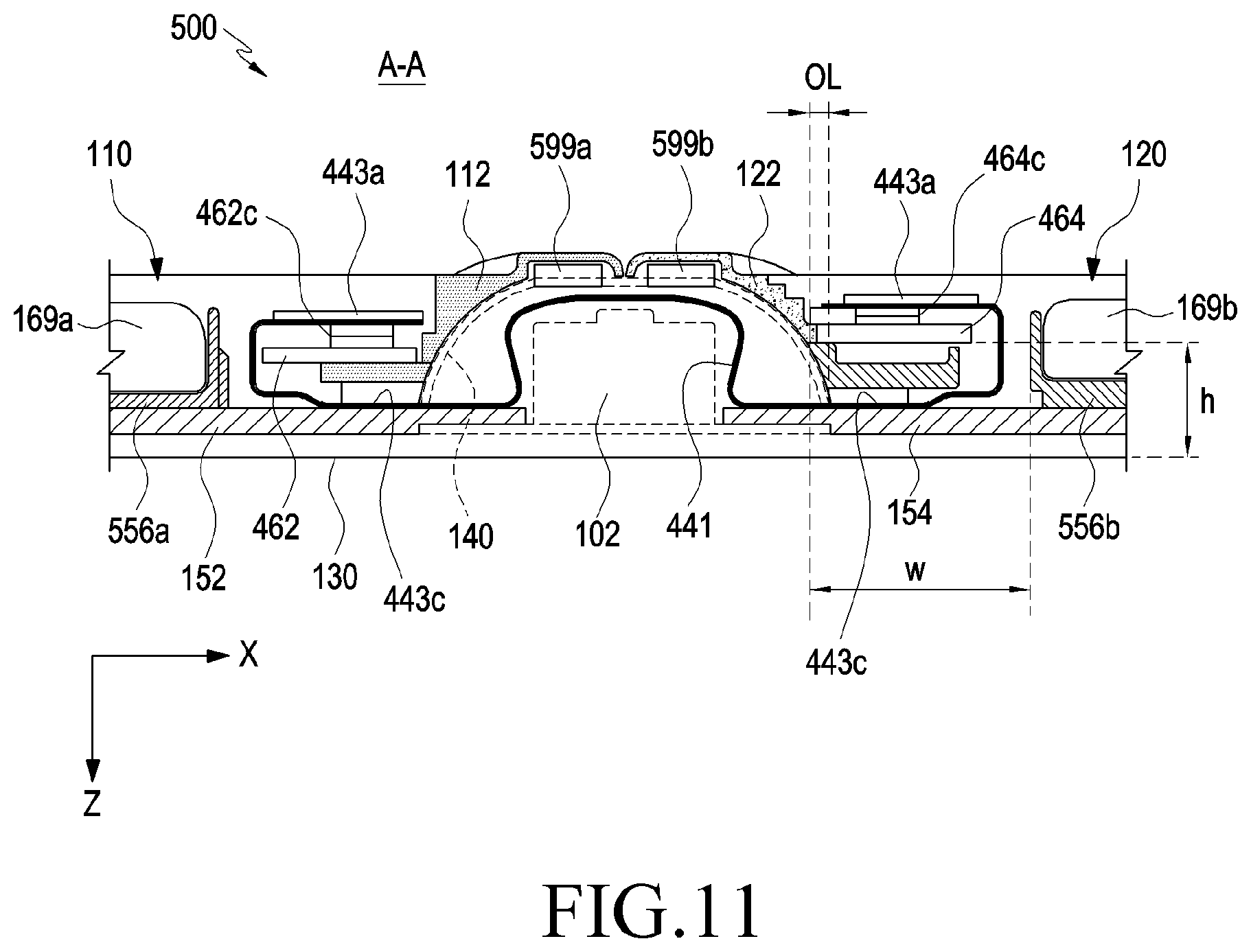 Patent US11775015 Figure 11 – Electronic device including flexible printed circuit board