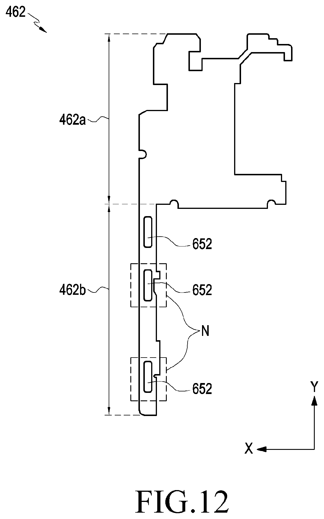 Patent US11775015 Figure 12 – Electronic device including flexible printed circuit board