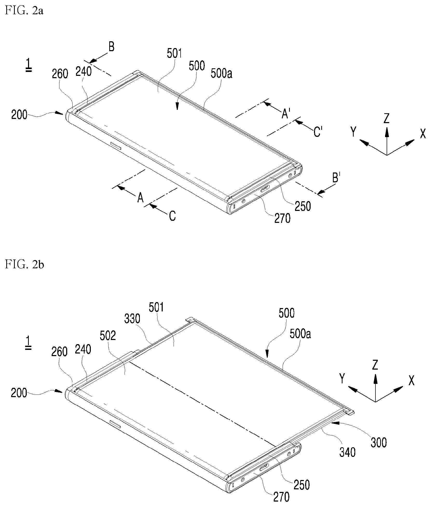 Patent US11775016 Figure 2 – Display device