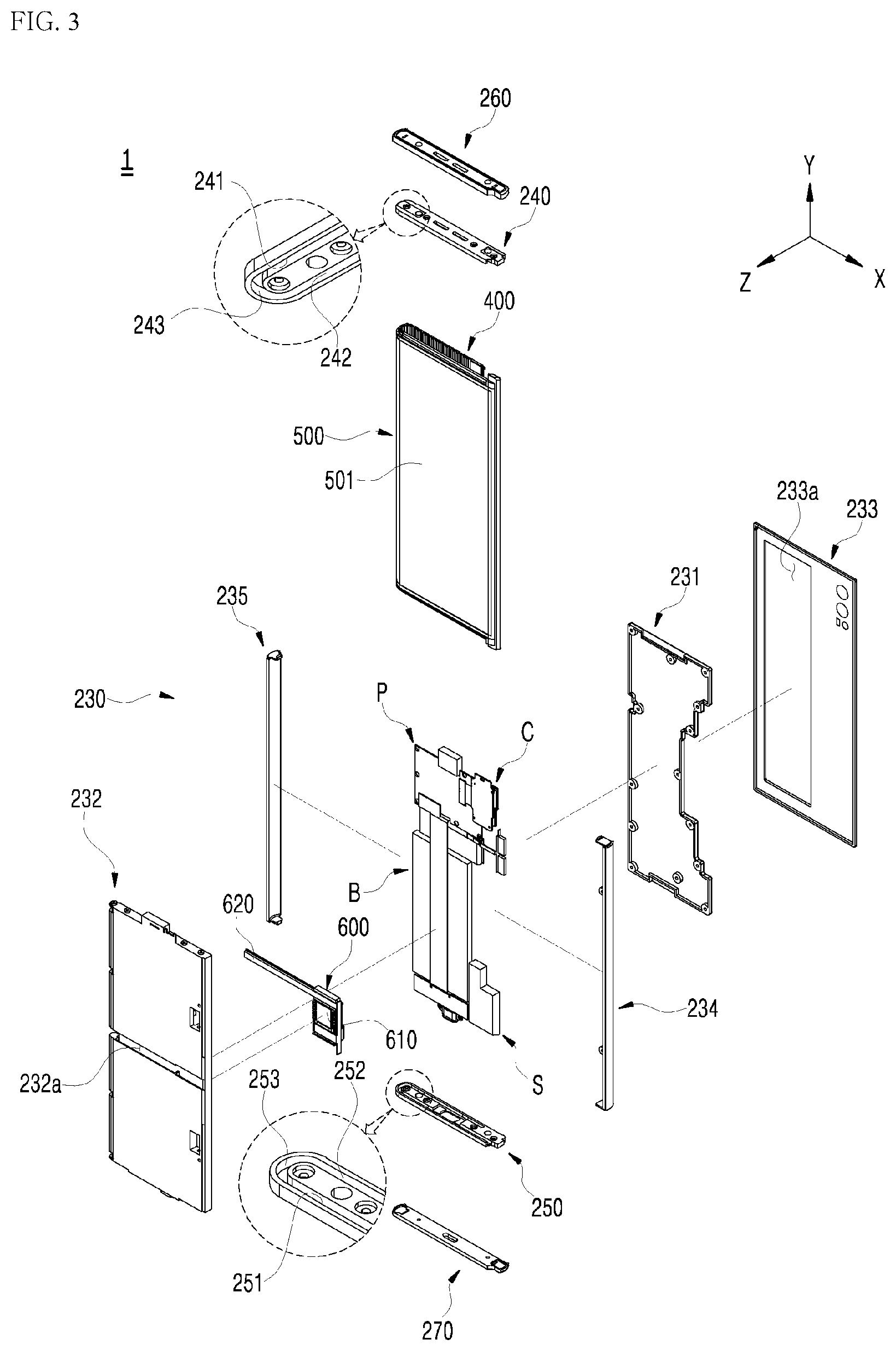 Patent US11775016 Figure 4 – Display device