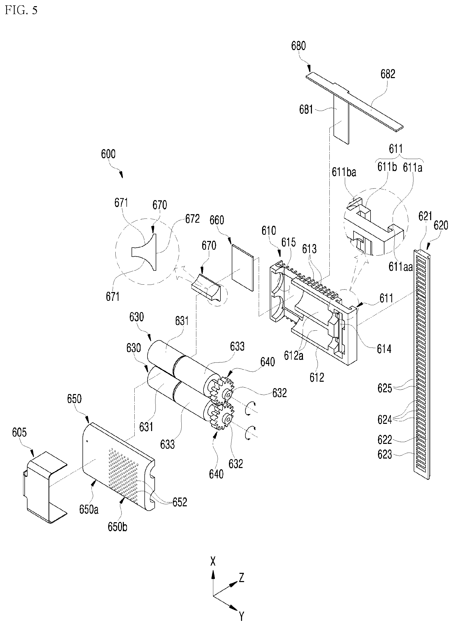 Patent US11775016 Figure 6 – Display device