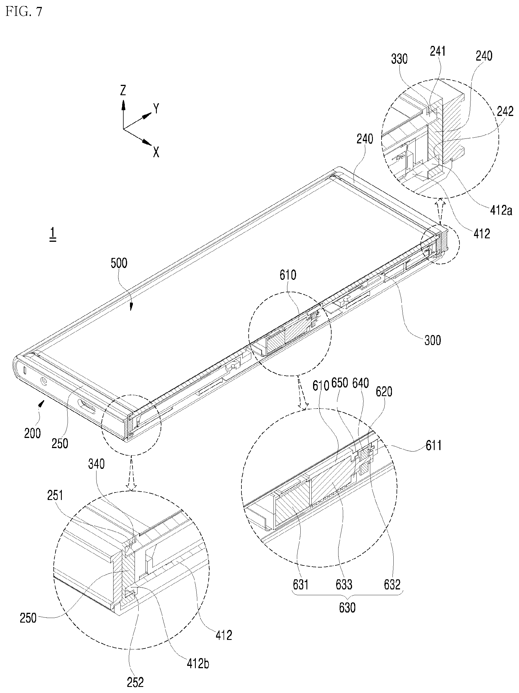 Patent US11775016 Figure 8 – Display device