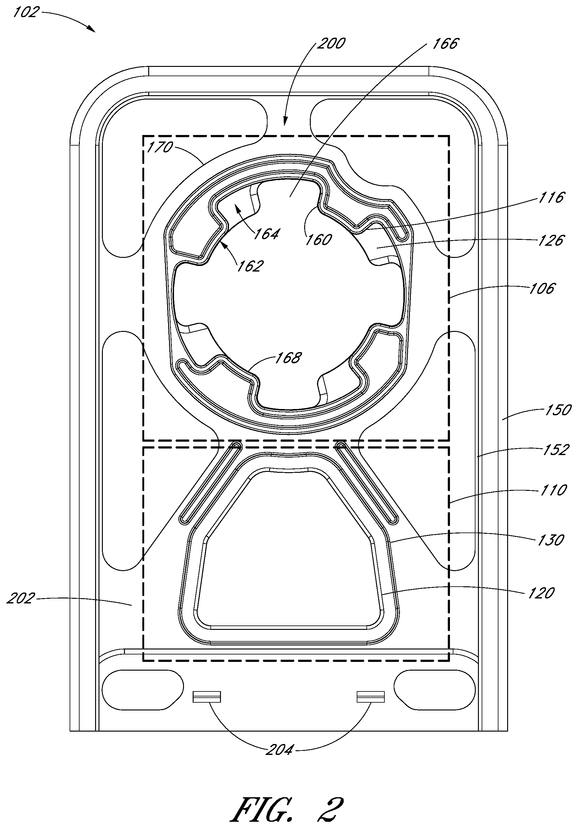 Patent US11775019 Figure 2 – Case and mount system for handheld electronic device