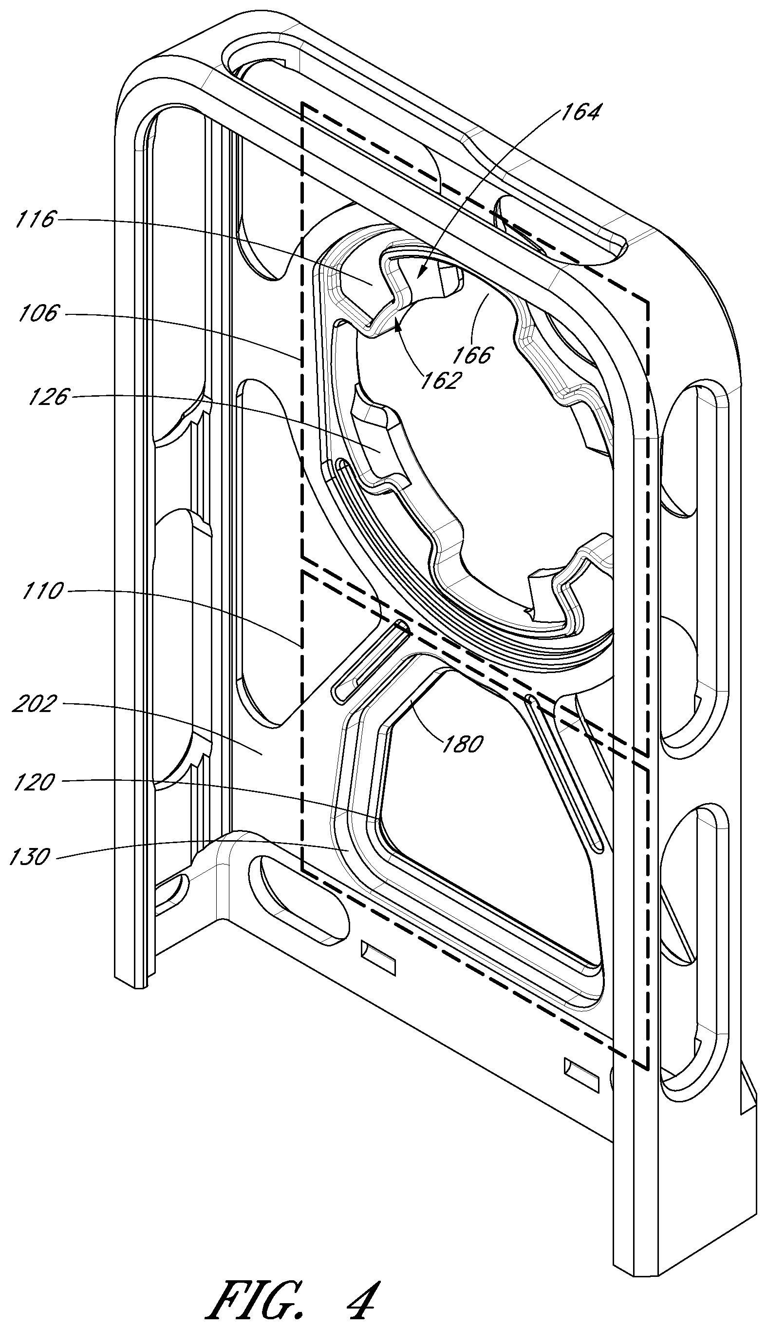 Patent US11775019 Figure 4 – Case and mount system for handheld electronic device