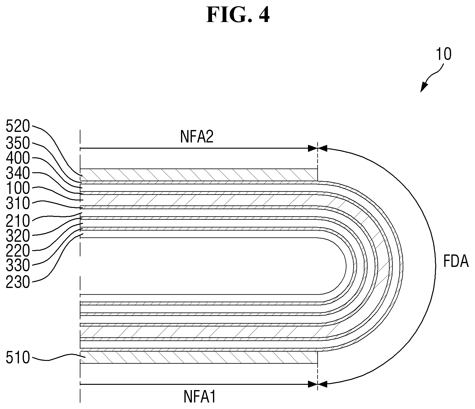 Patent US11775020 Figure 4 – Display device and method of manufacturing the same