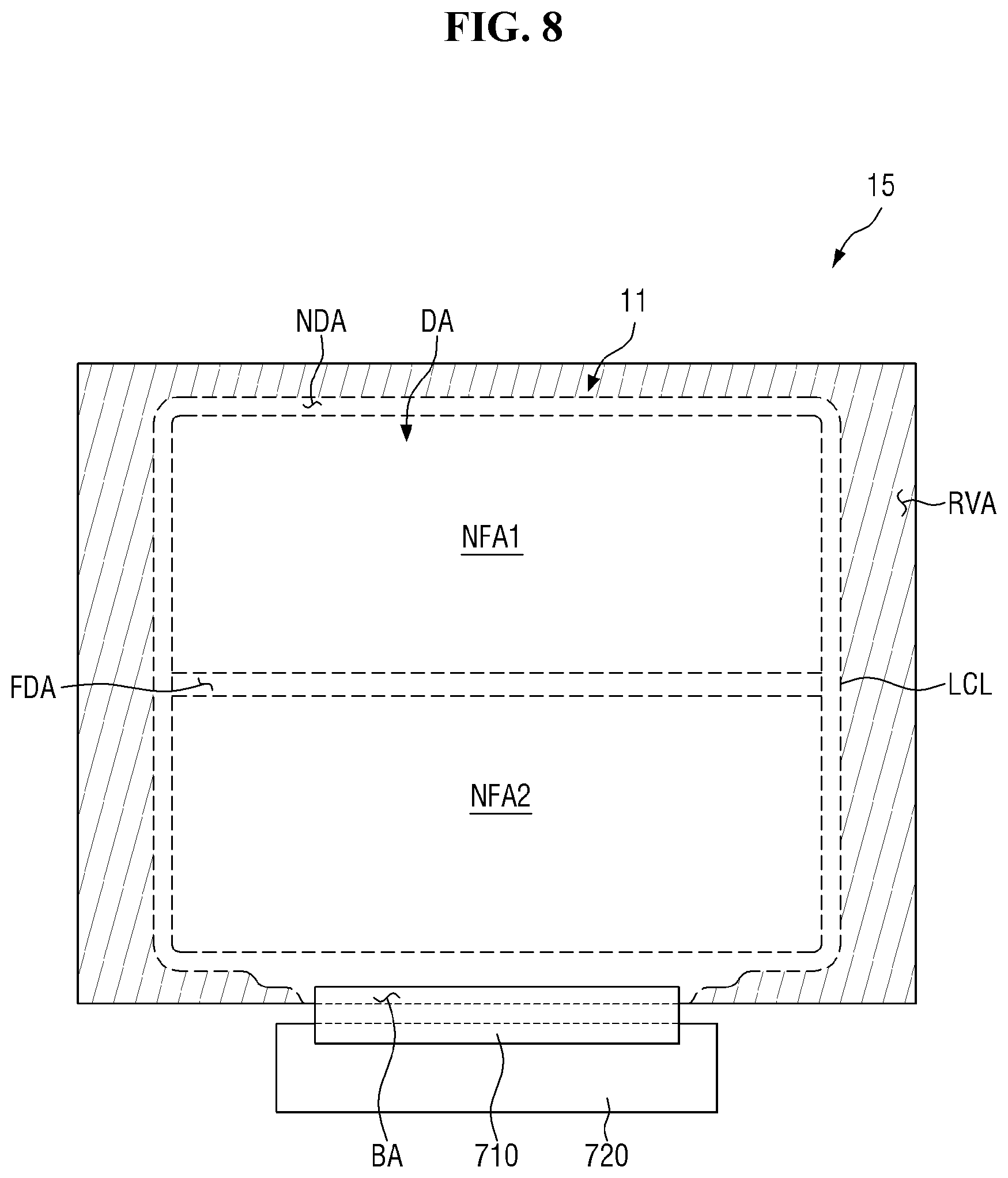Patent US11775020 Figure 8 – Display device and method of manufacturing the same