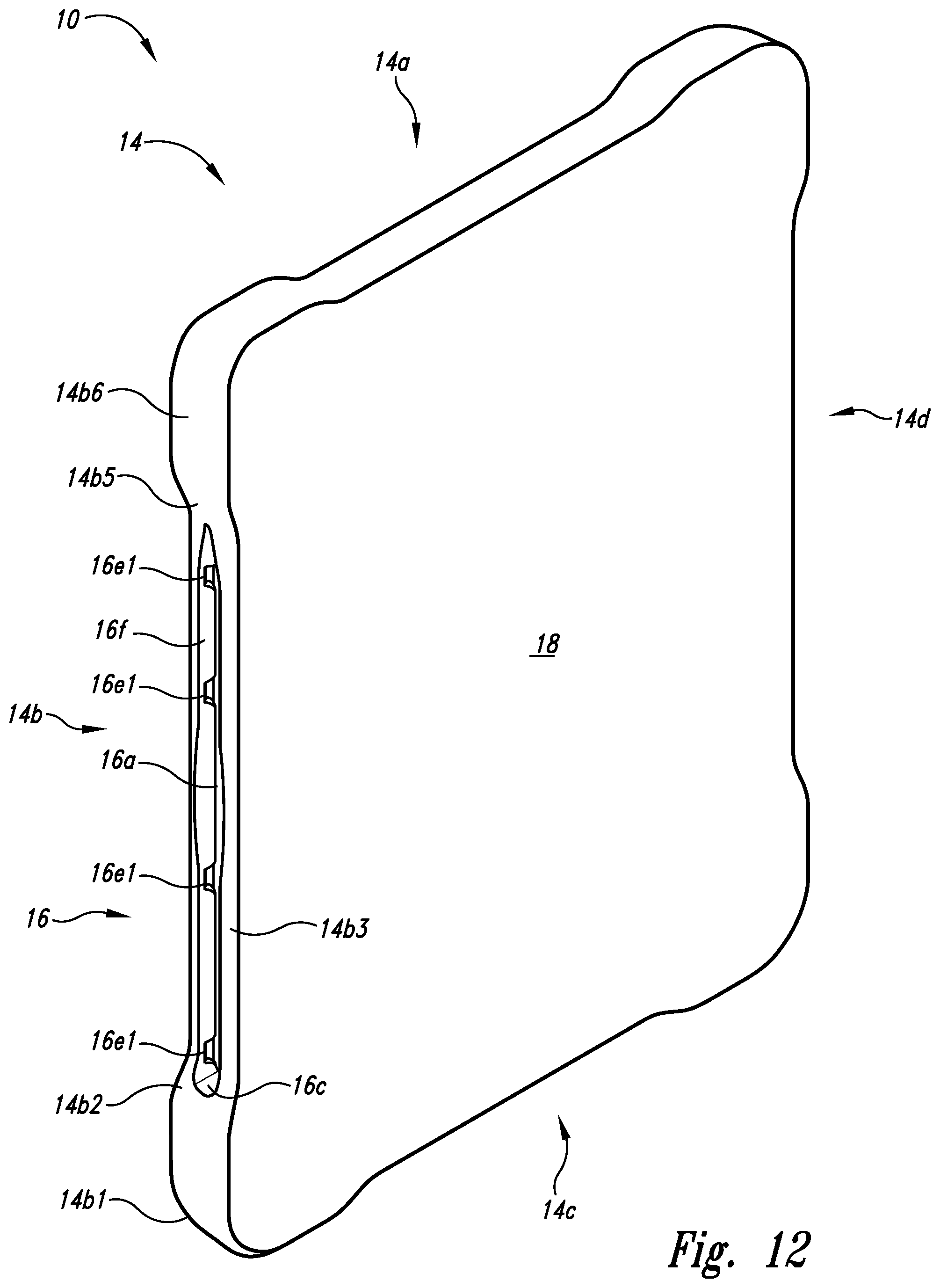 Patent US11775022 Figure 10 – Case stylus system for portable electronic device