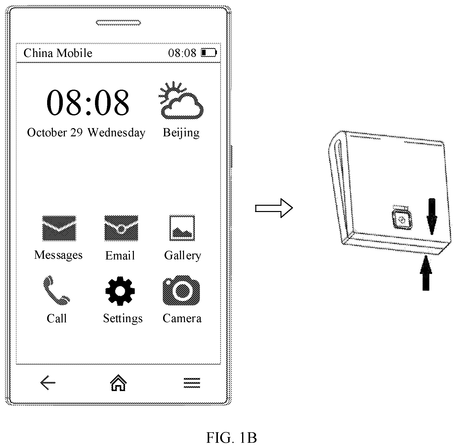 Patent US11775025 Figure 2 – Display method for device having foldable screen and foldable screen device