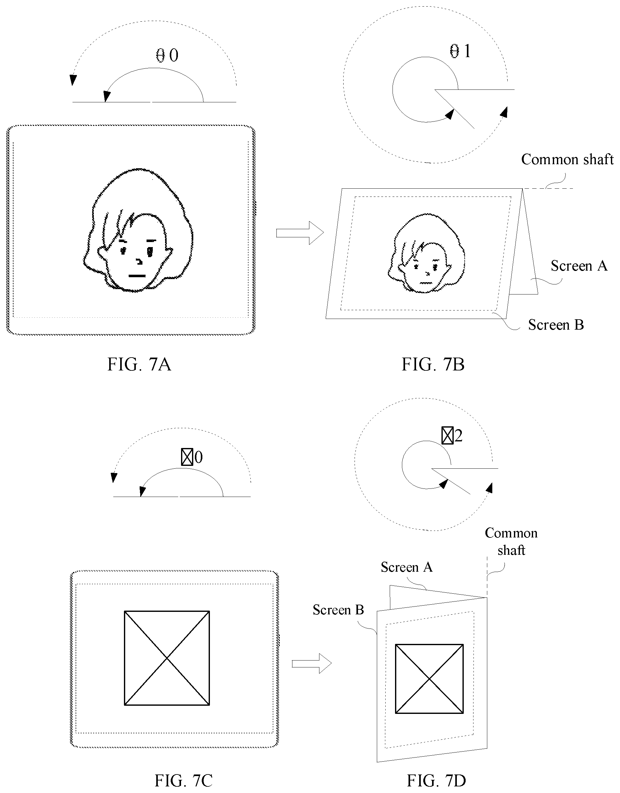 Patent US11775025 Figure 8 – Display method for device having foldable screen and foldable screen device