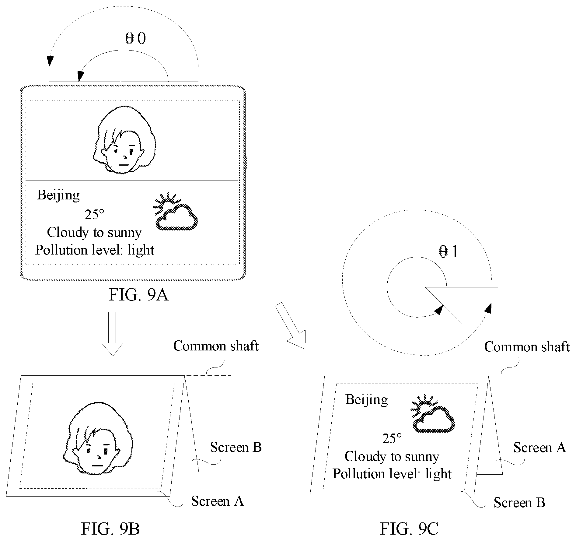 Patent US11775025 Figure 11 – Display method for device having foldable screen and foldable screen device