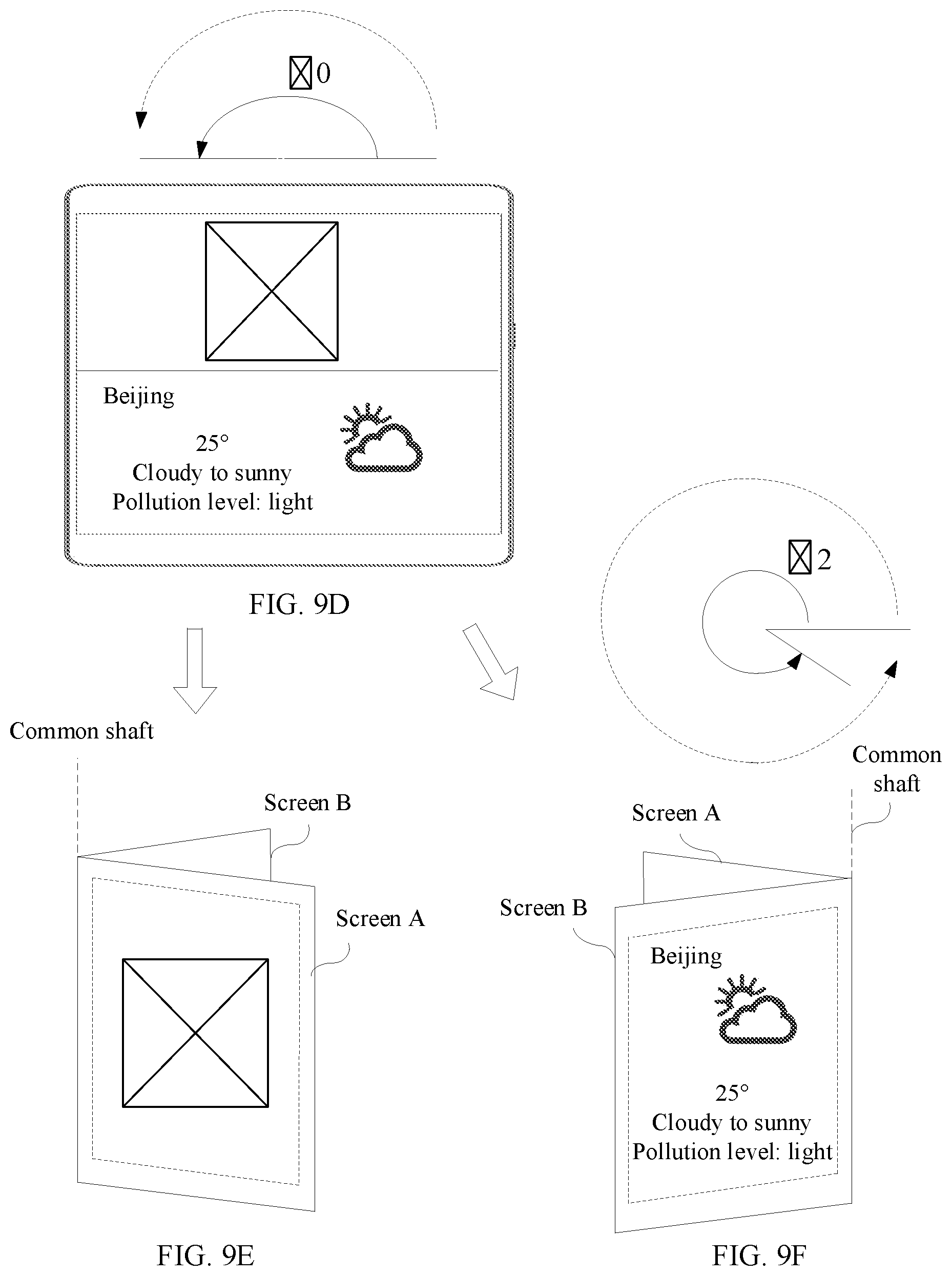 Patent US11775025 Figure 12 – Display method for device having foldable screen and foldable screen device