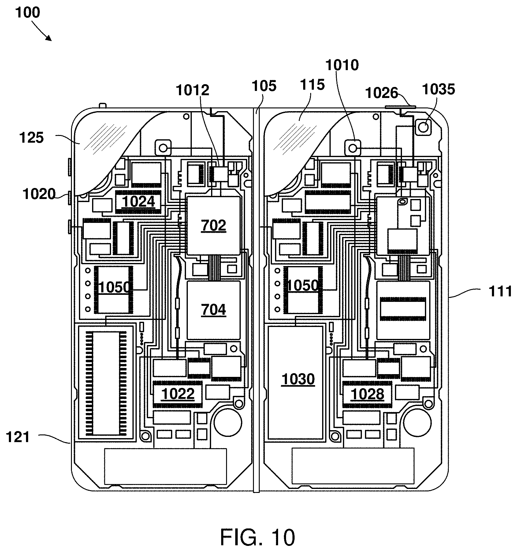 Patent US11775026 Figure 10 – Mobile device fold detection
