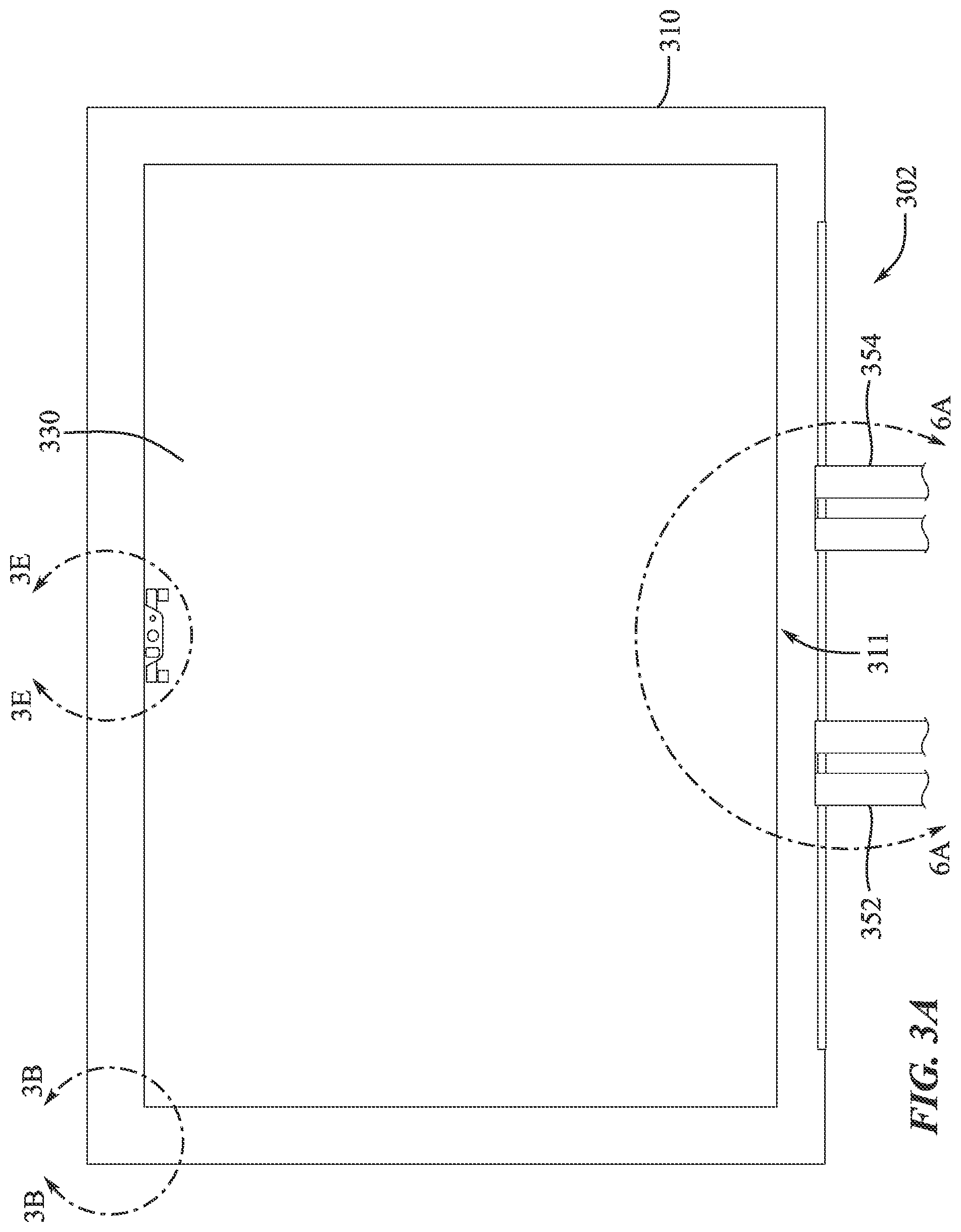 Patent US11775031 Figure 8 – Electronic device display