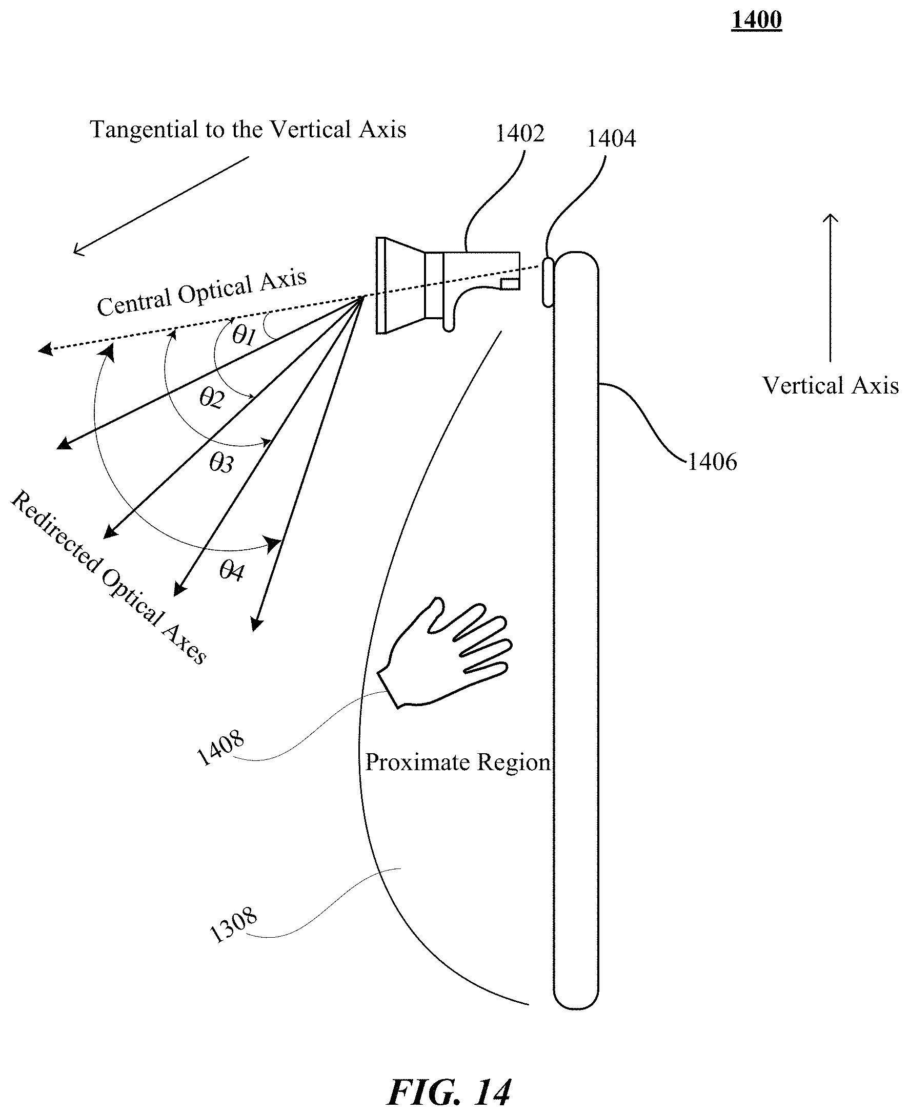 Patent US11775033 Figure 15 – Enhanced field of view to augment three-dimensional (3D) sensory space for free-space gesture interpretation