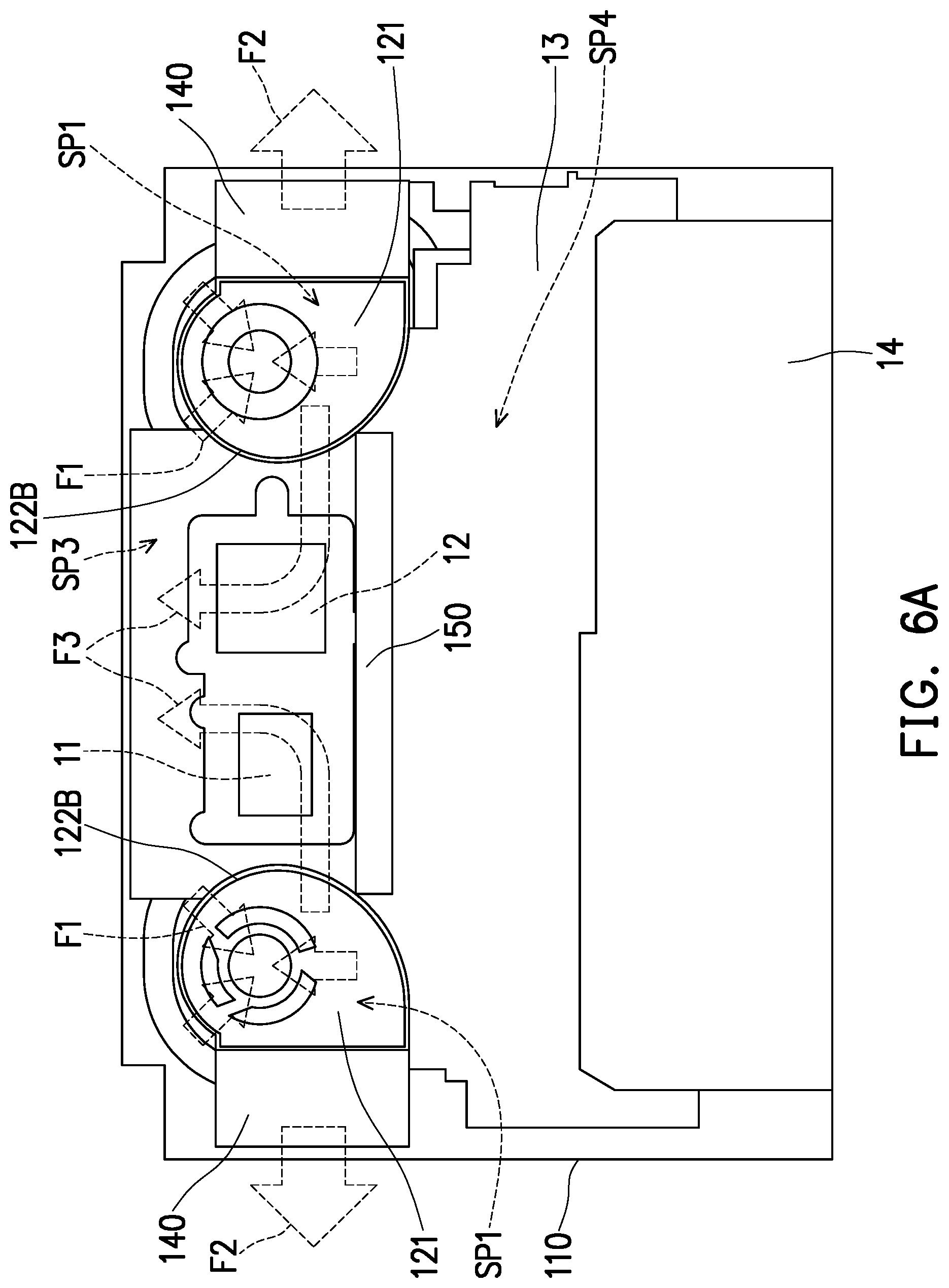 Patent US11775034 Figure 7 – Heat dissipation system of portable electronic device