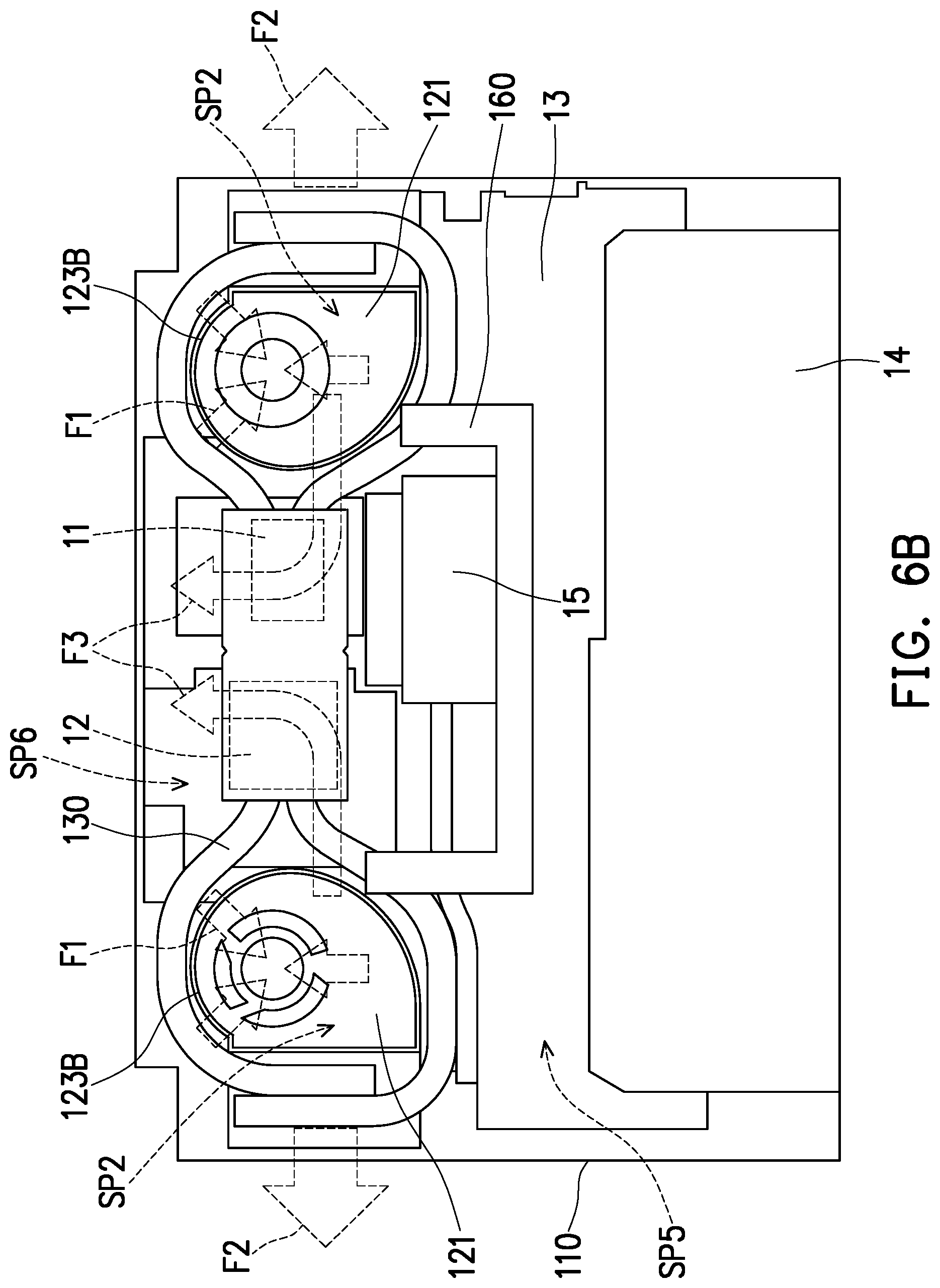 Patent US11775034 Figure 8 – Heat dissipation system of portable electronic device