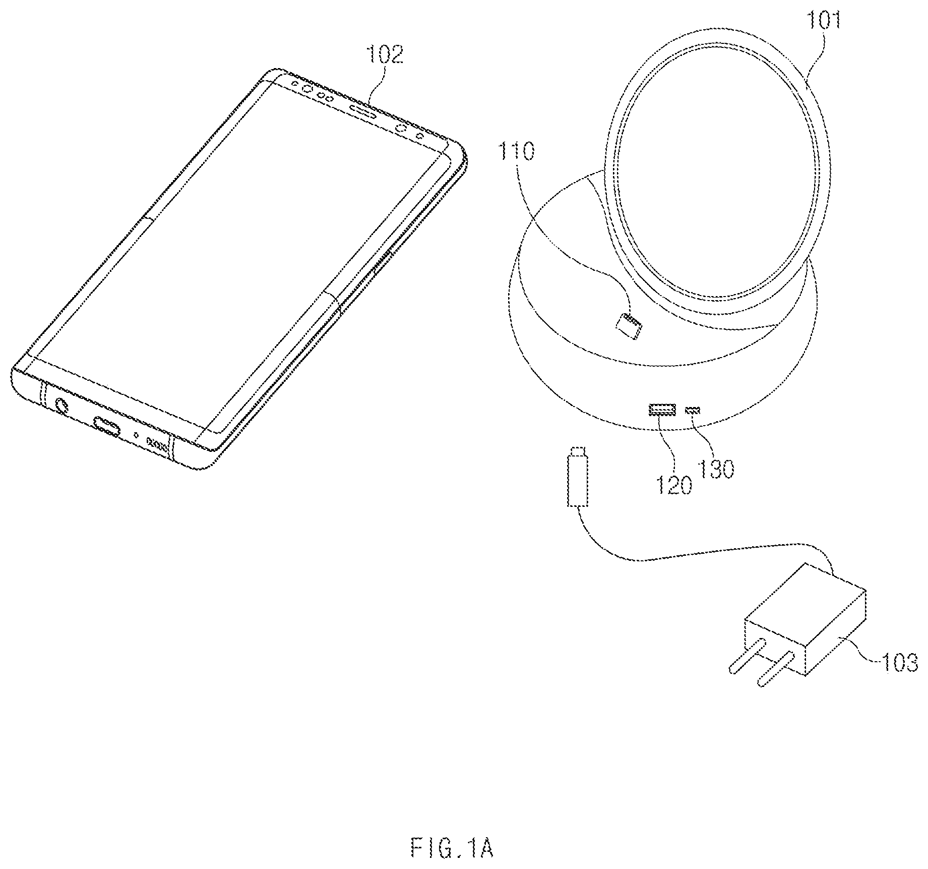 Patent US11775040 Figure 1 – Electronic device and method for receiving power from external electronic device