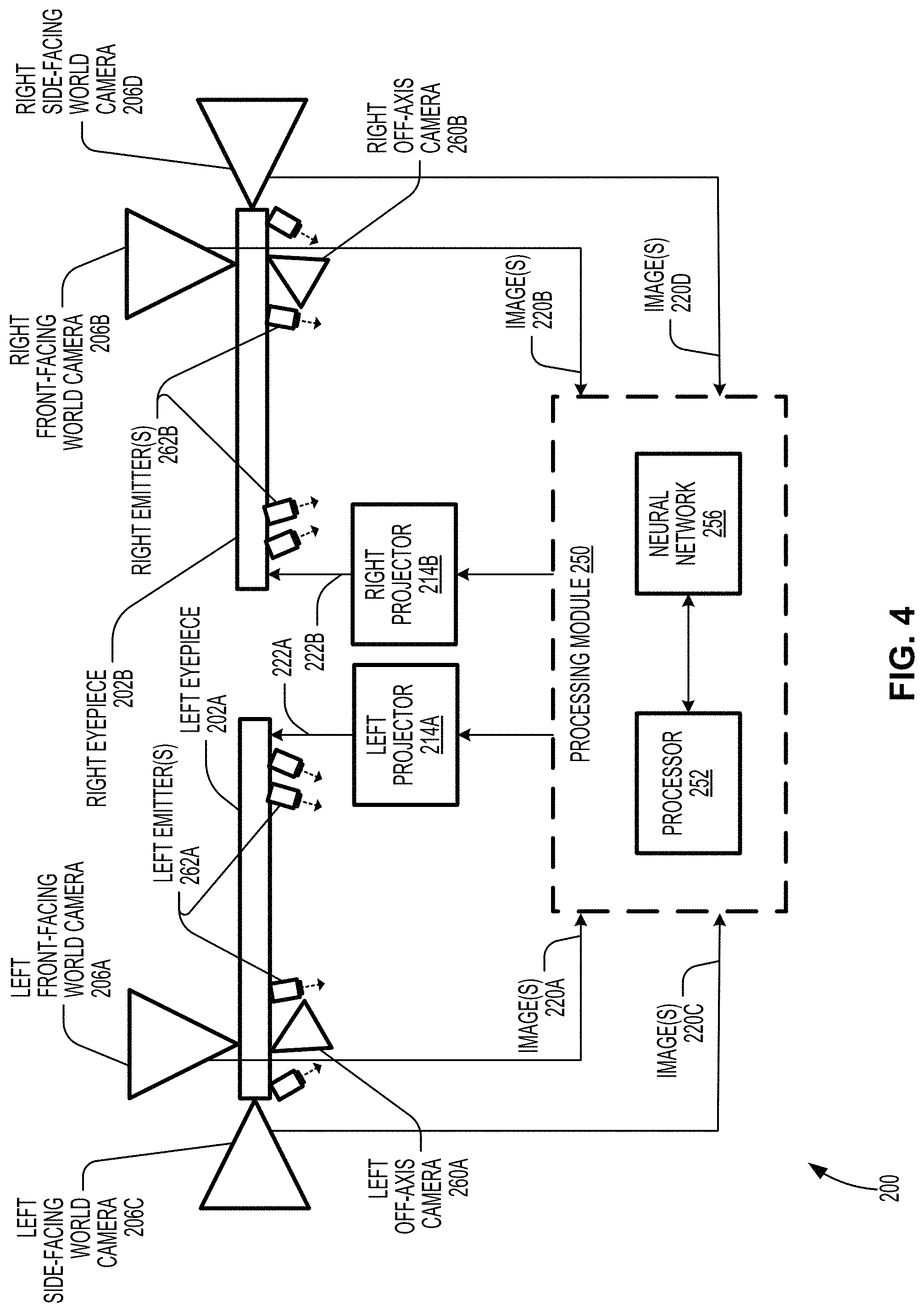 Patent US11775058 Figure 4 – Method and system for performing eye tracking using an off-axis camera