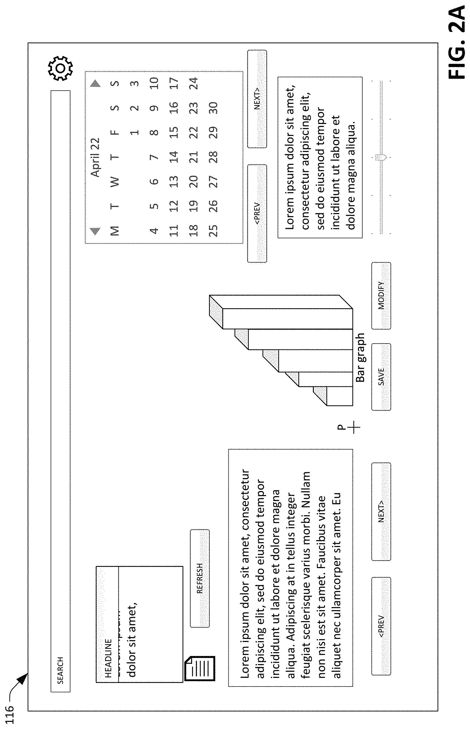 Patent US11775061 Figure 2 – Detecting computer input based upon gaze tracking with manually triggered content enlargement
