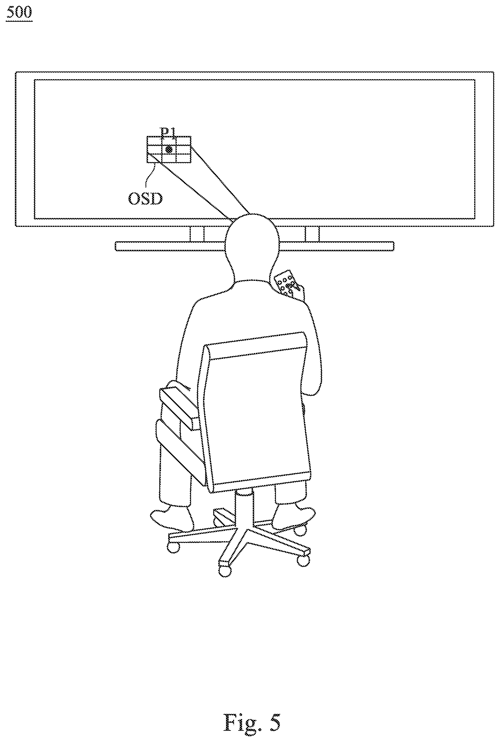 Patent US11775063 Figure 5 – Display device and display method