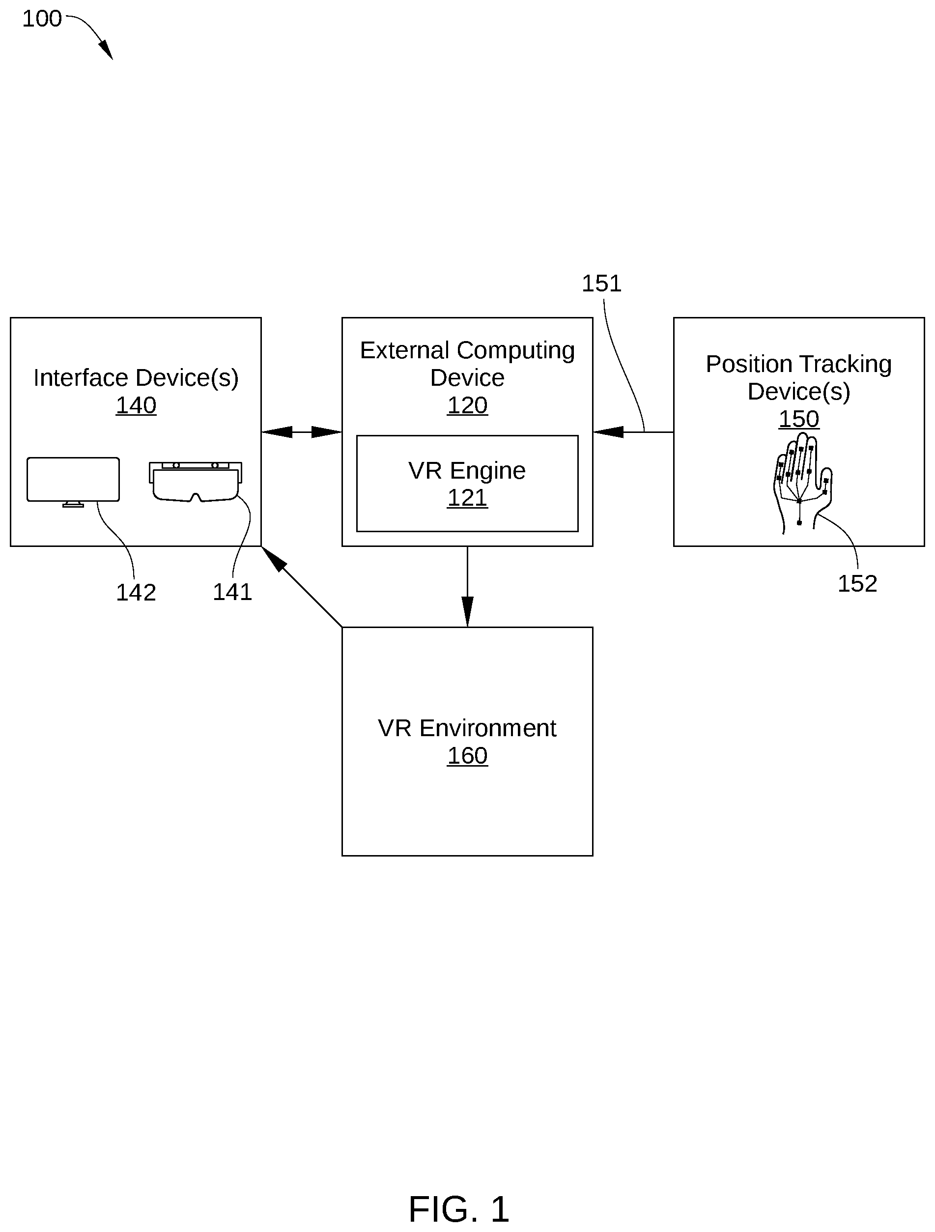 Patent US11775064 Figure 1 – Multiple-magnet hand-mounted position-tracking device