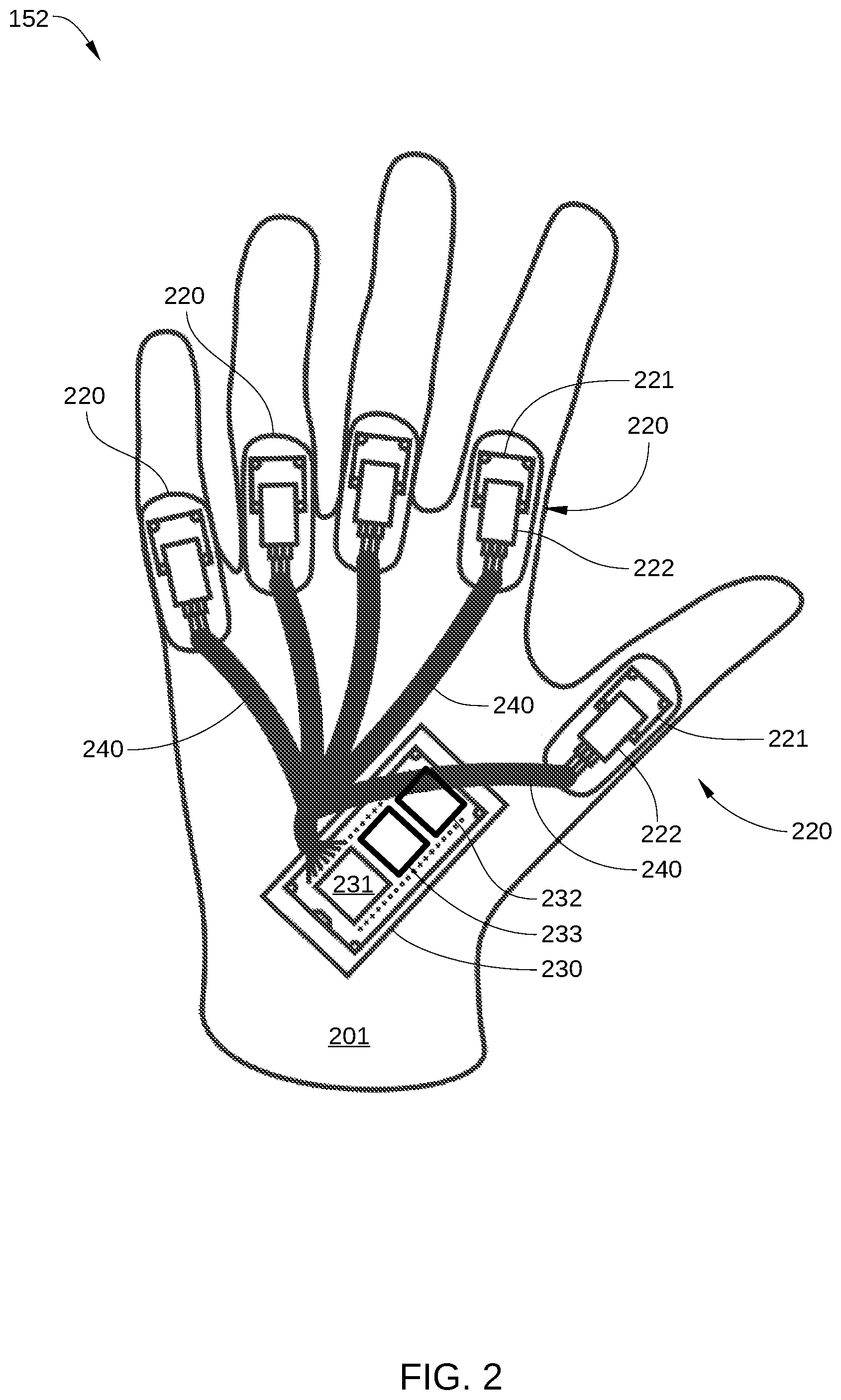 Patent US11775064 Figure 2 – Multiple-magnet hand-mounted position-tracking device