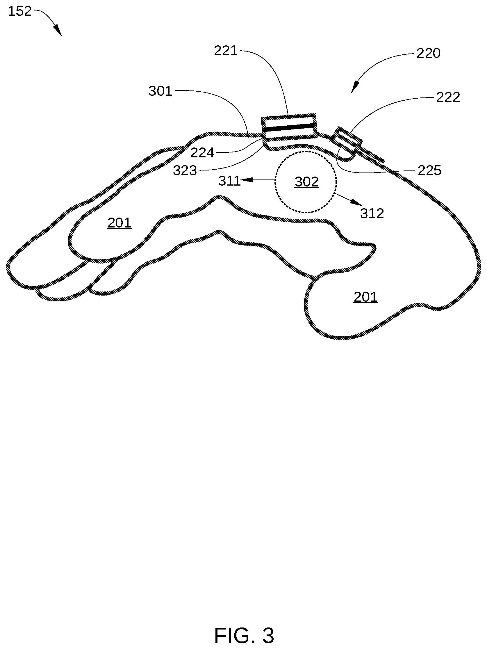 Patent US11775064 Figure 3 – Multiple-magnet hand-mounted position-tracking device