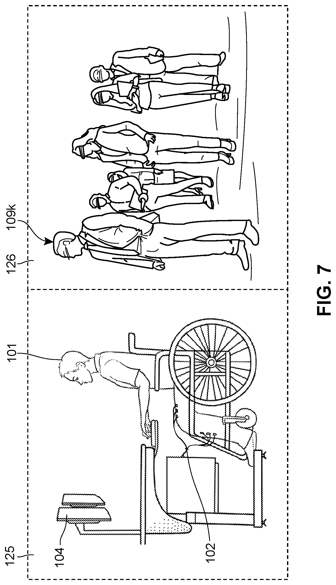 Patent US11775066 Figure 8 – Biometric enabled virtual reality systems and methods for detecting user intentions and manipulating virtual avatar control based on user intentions for providing kinematic awareness in holographic space, two-dimensional (2D), or three-dimensional (3D) virtual space