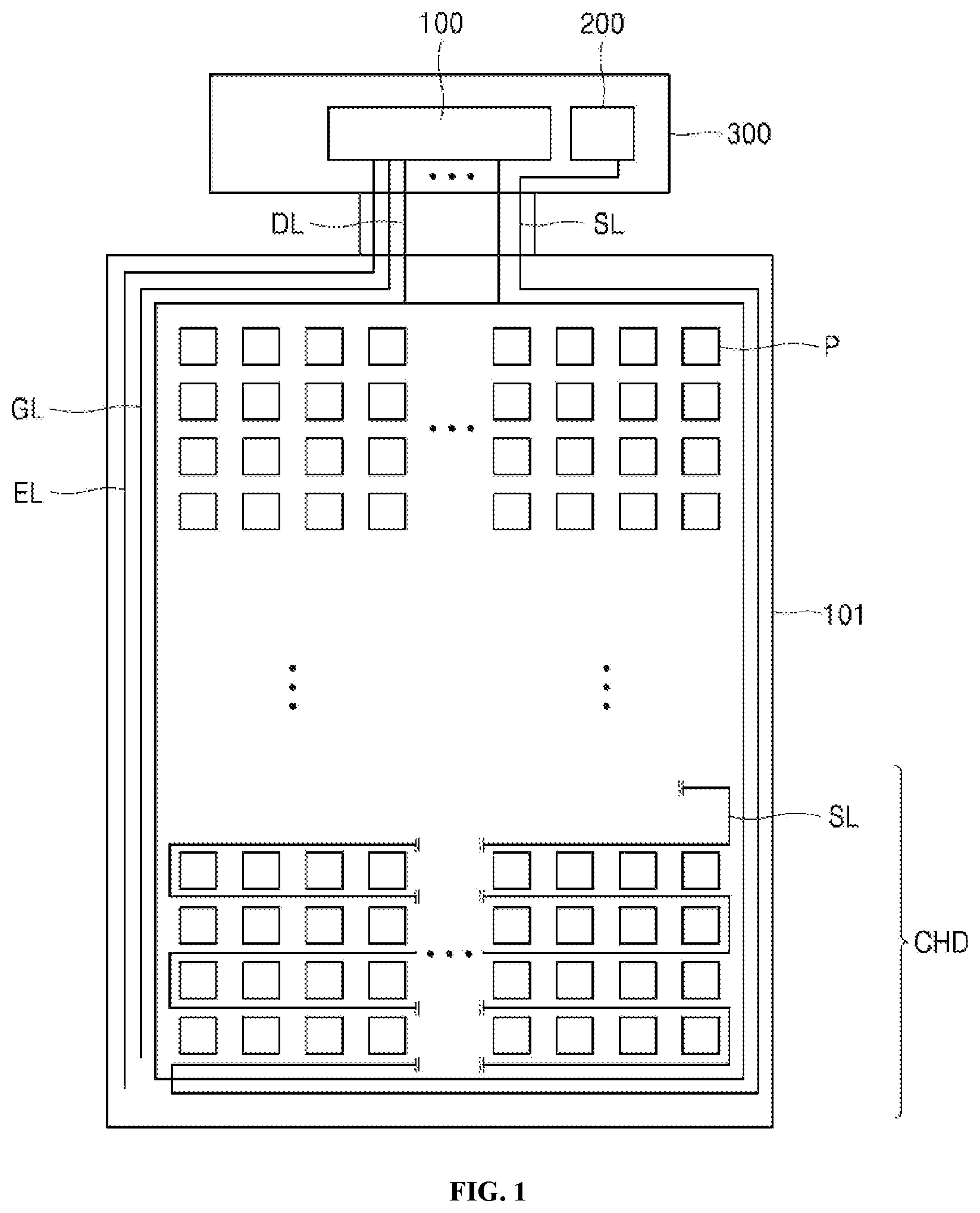 Patent US11775067 Figure 1 – Image display device and bio-signal detecting method using the same