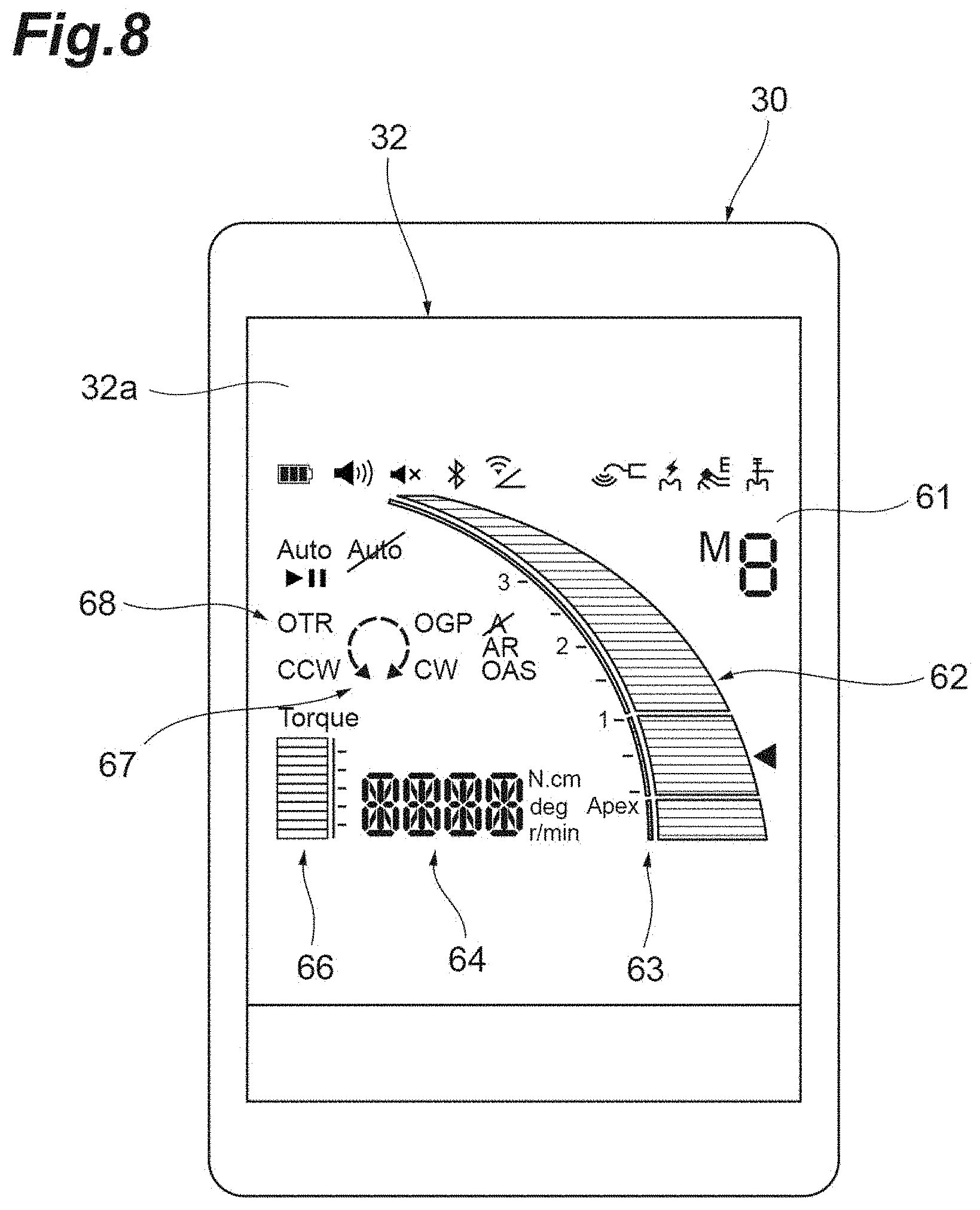 Patent US11775069 Figure 8 – Remote control device for medical system