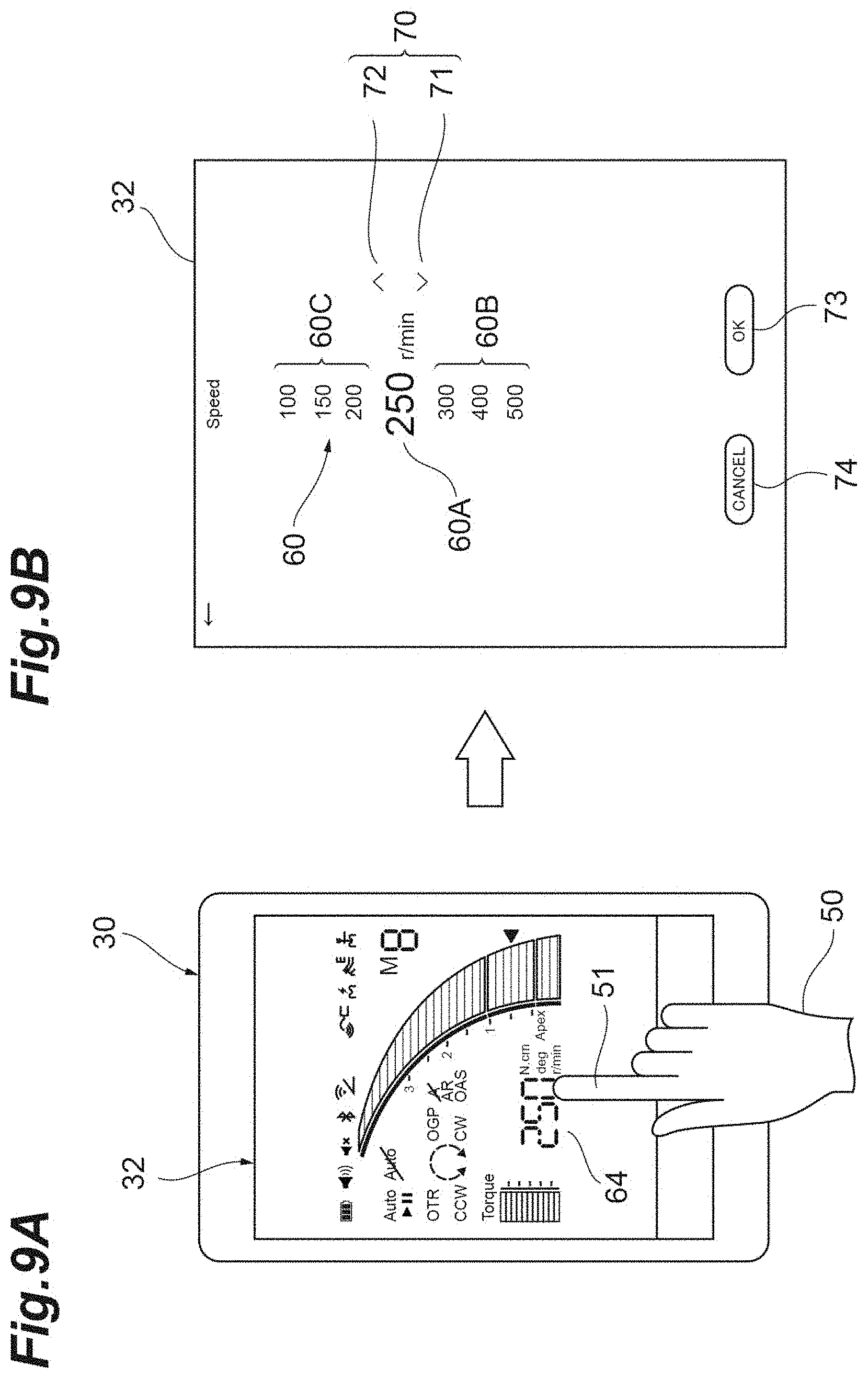 Patent US11775069 Figure 9 – Remote control device for medical system
