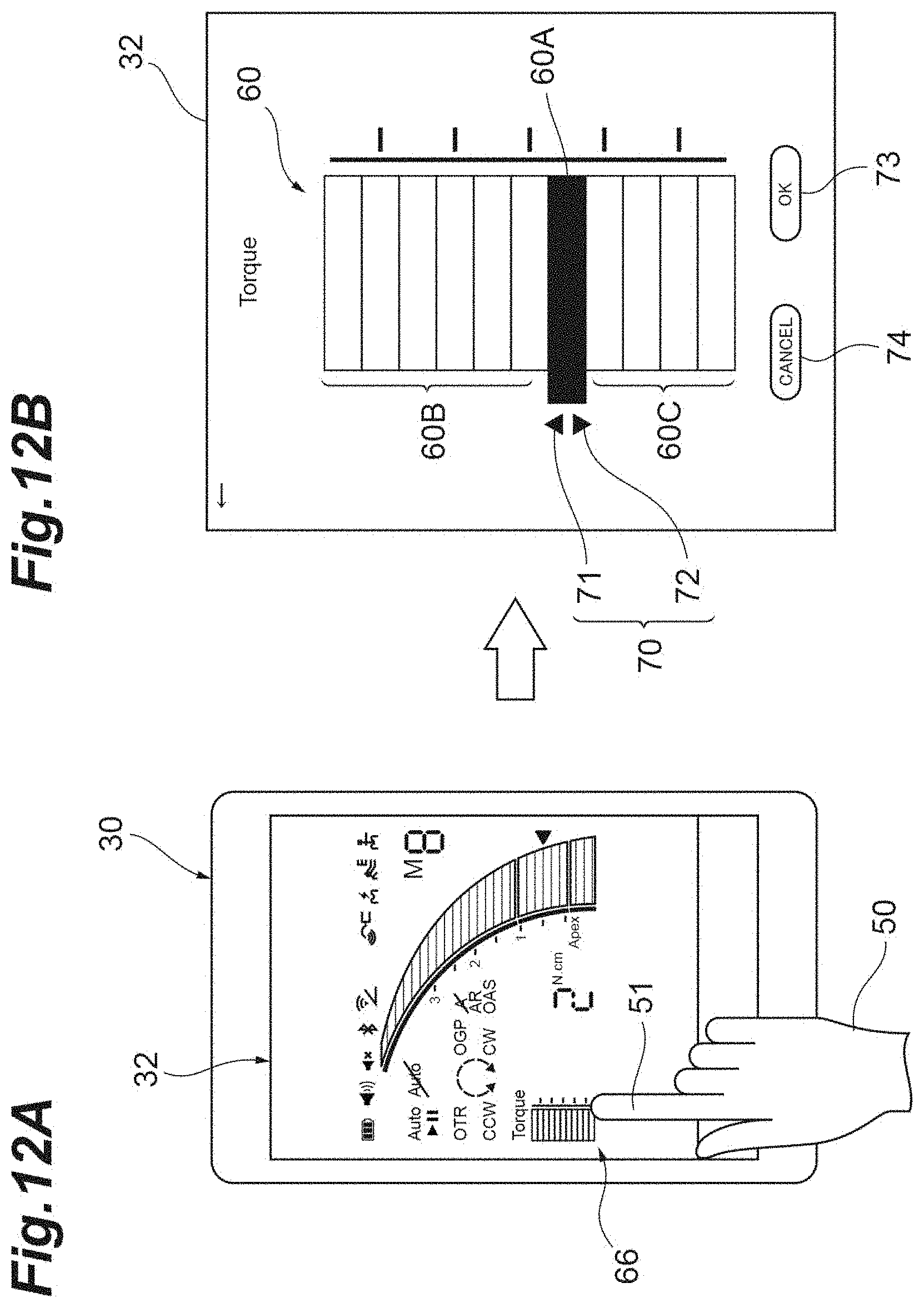 Patent US11775069 Figure 12 – Remote control device for medical system