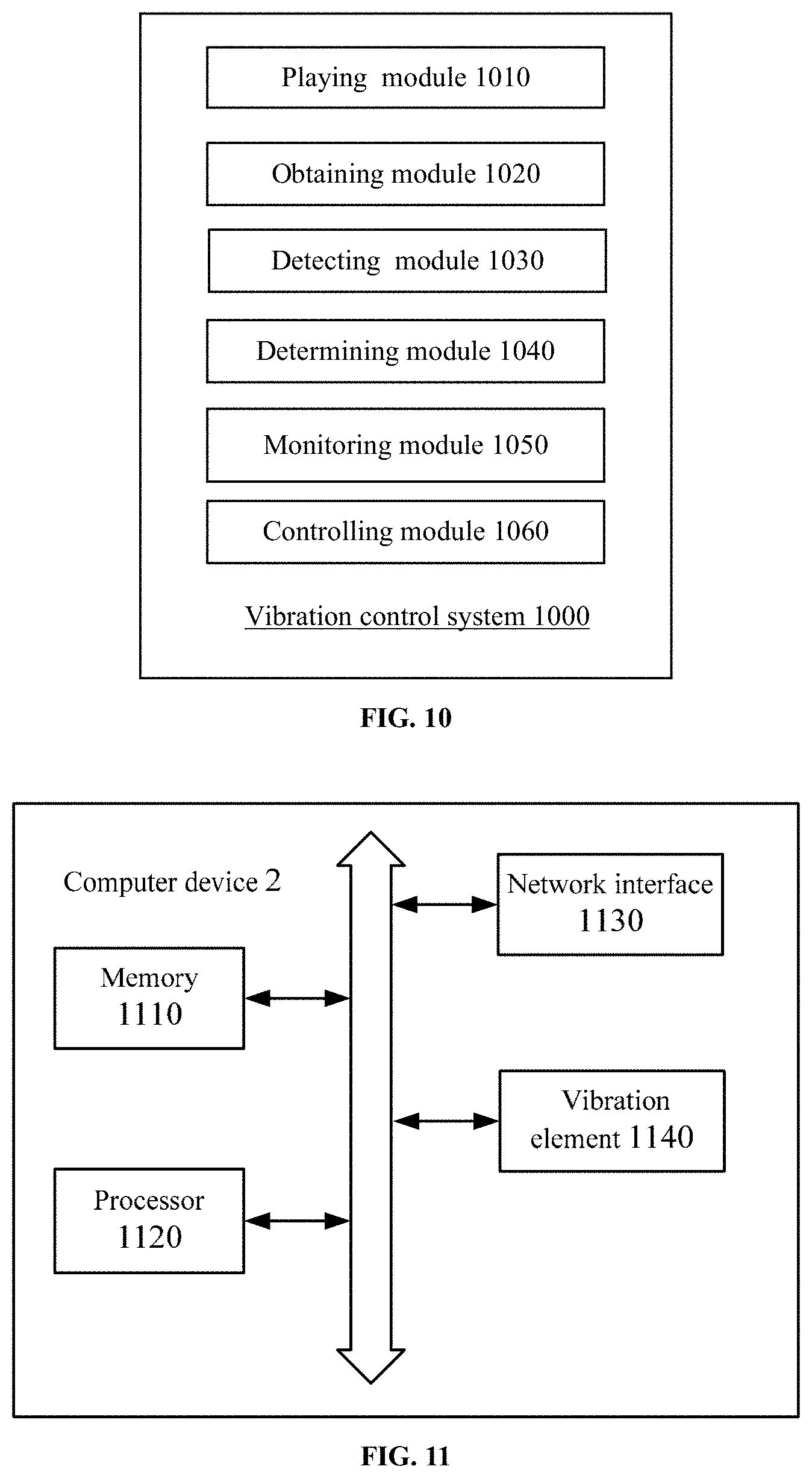Patent US11775070 Figure 5 – Vibration control method and system for computer device