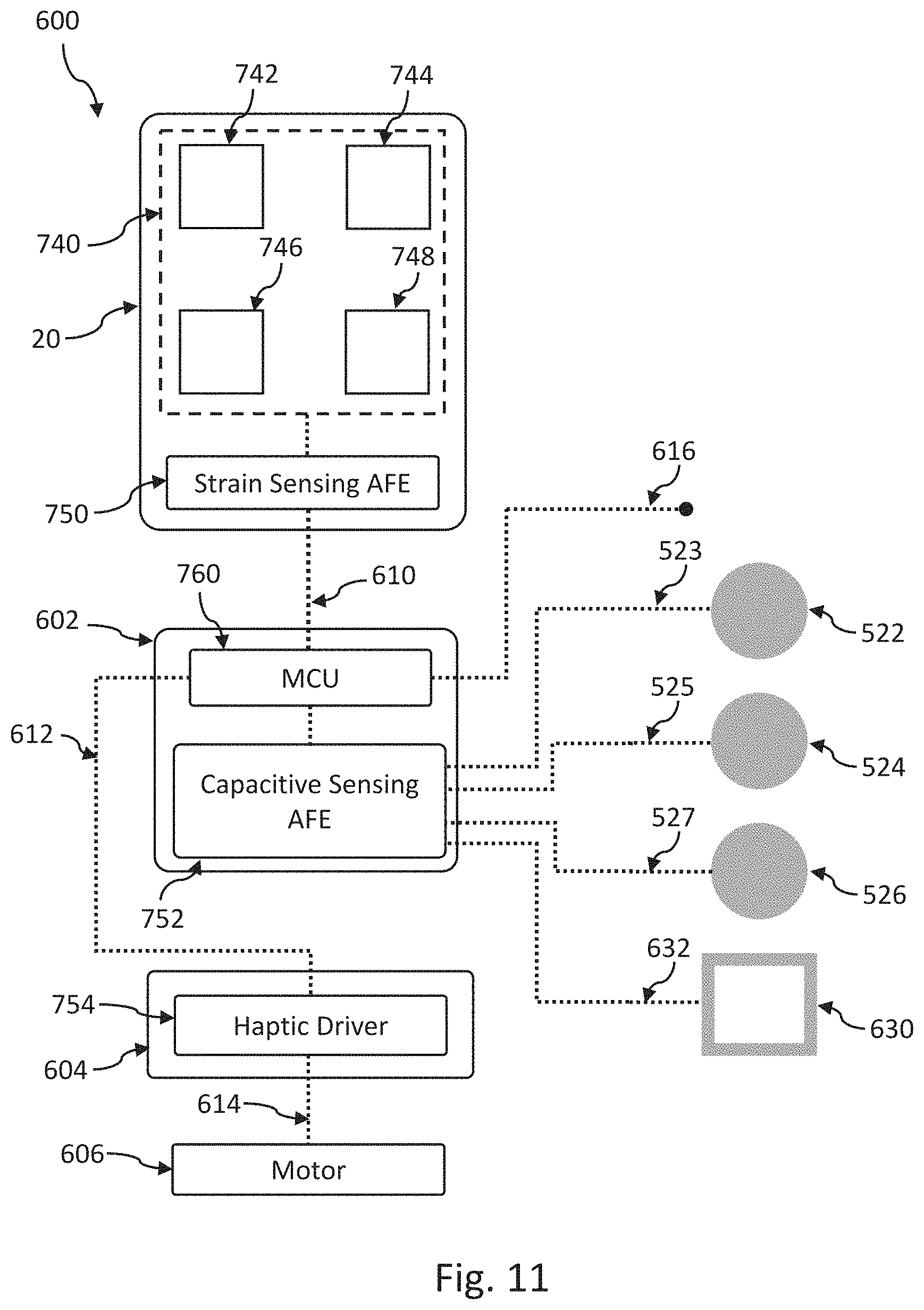 Patent US11775073 Figure 9 – Integrated virtual button module, integrated virtual button system, and method of determining user input and providing user feedback