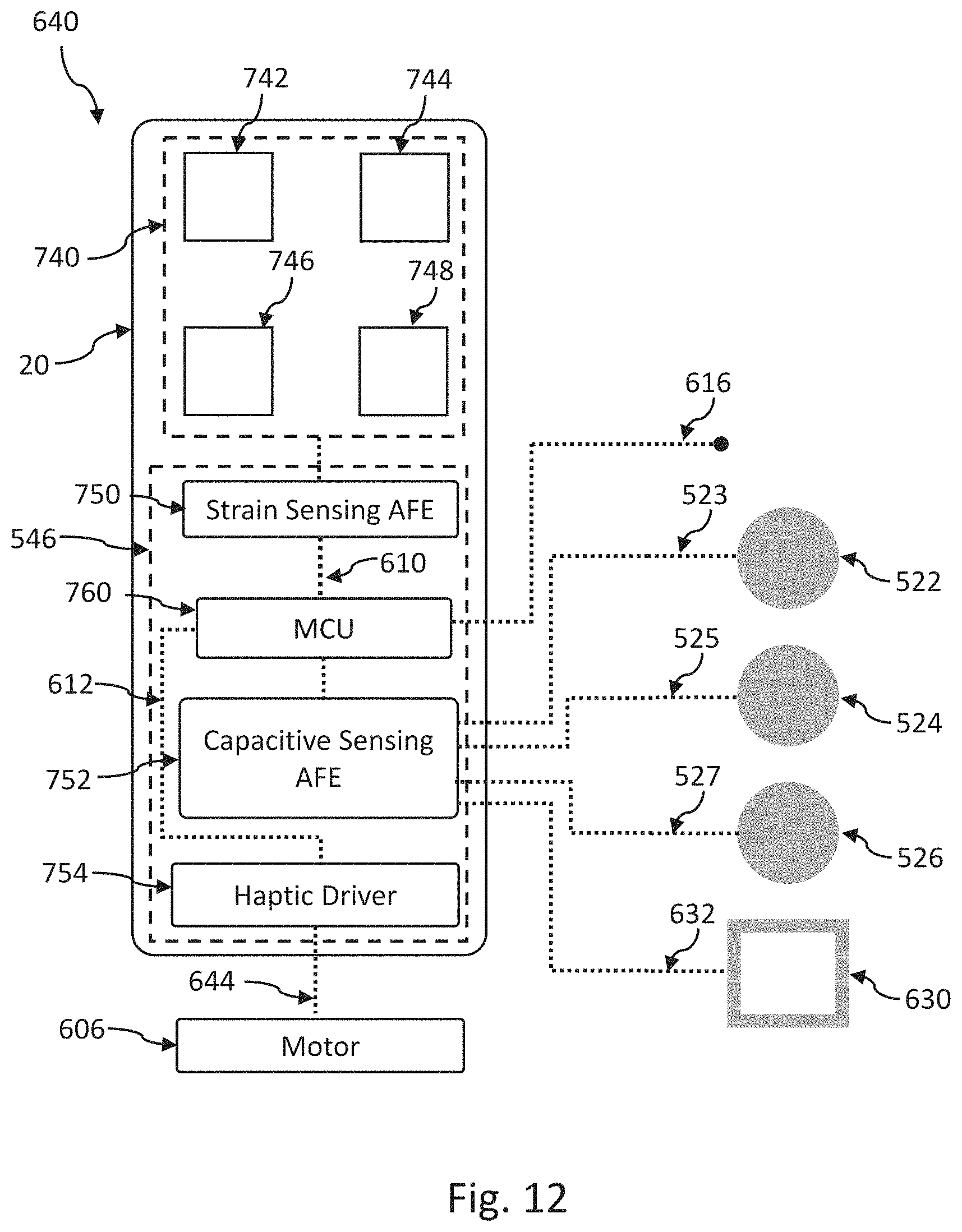 Patent US11775073 Figure 10 – Integrated virtual button module, integrated virtual button system, and method of determining user input and providing user feedback